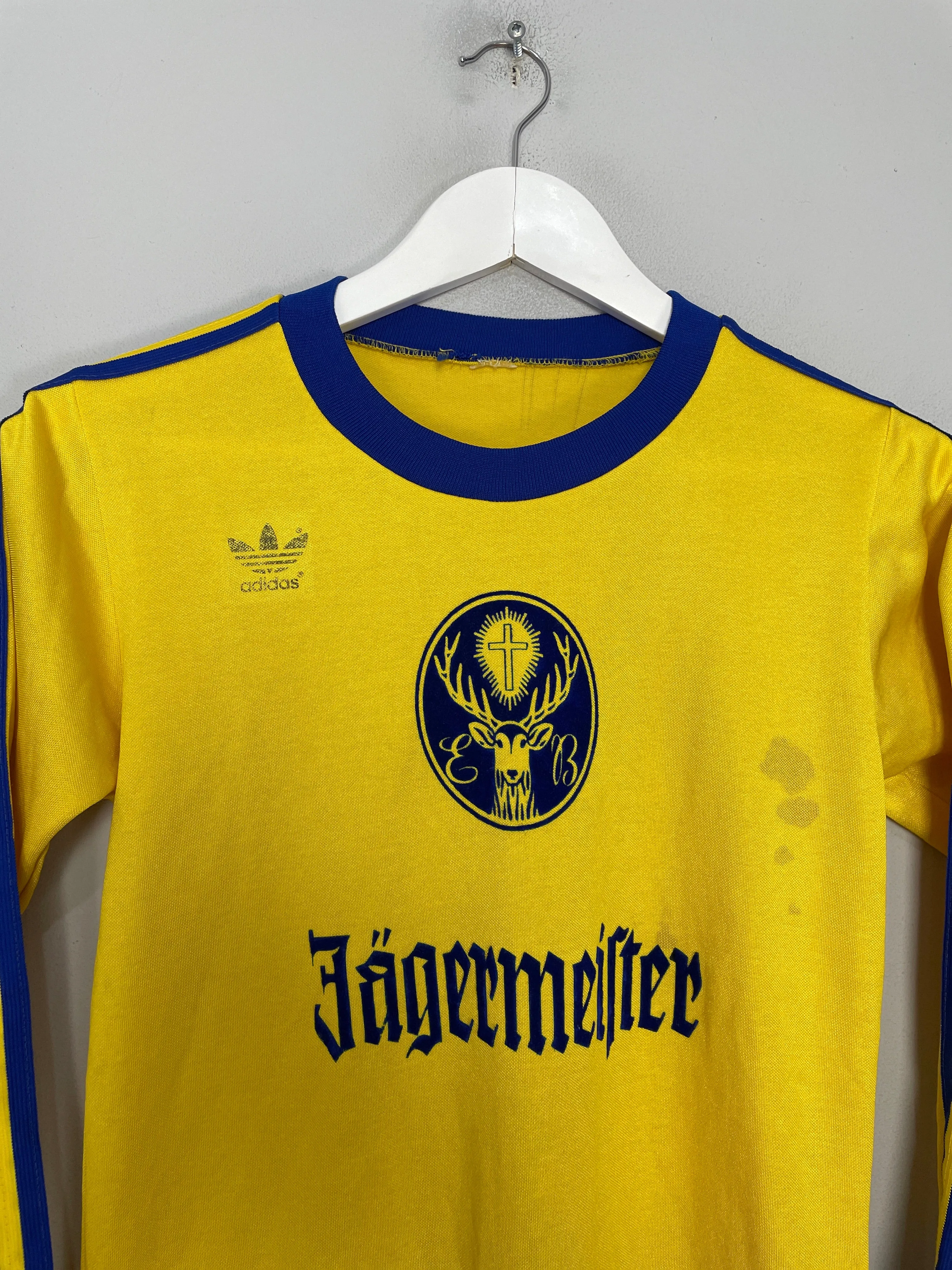 1979/81 EINTRACHT BRAUNSCHWEIG L/S HOME SHIRT (S) ADIDAS