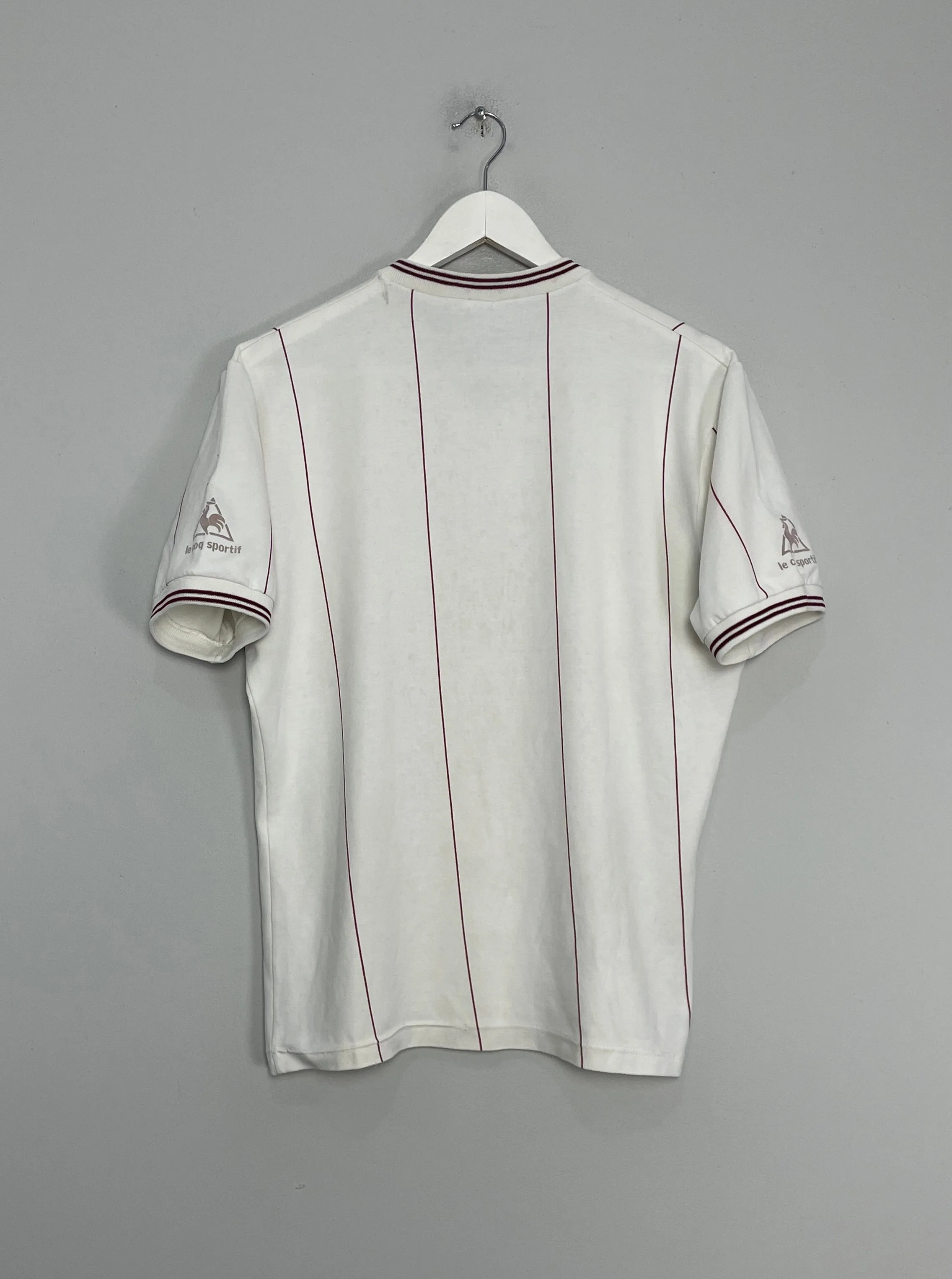 1981/83 ASTON VILLA *EUROPEAN CHAMPIONS* AWAY SHIRT (M) LE COQ