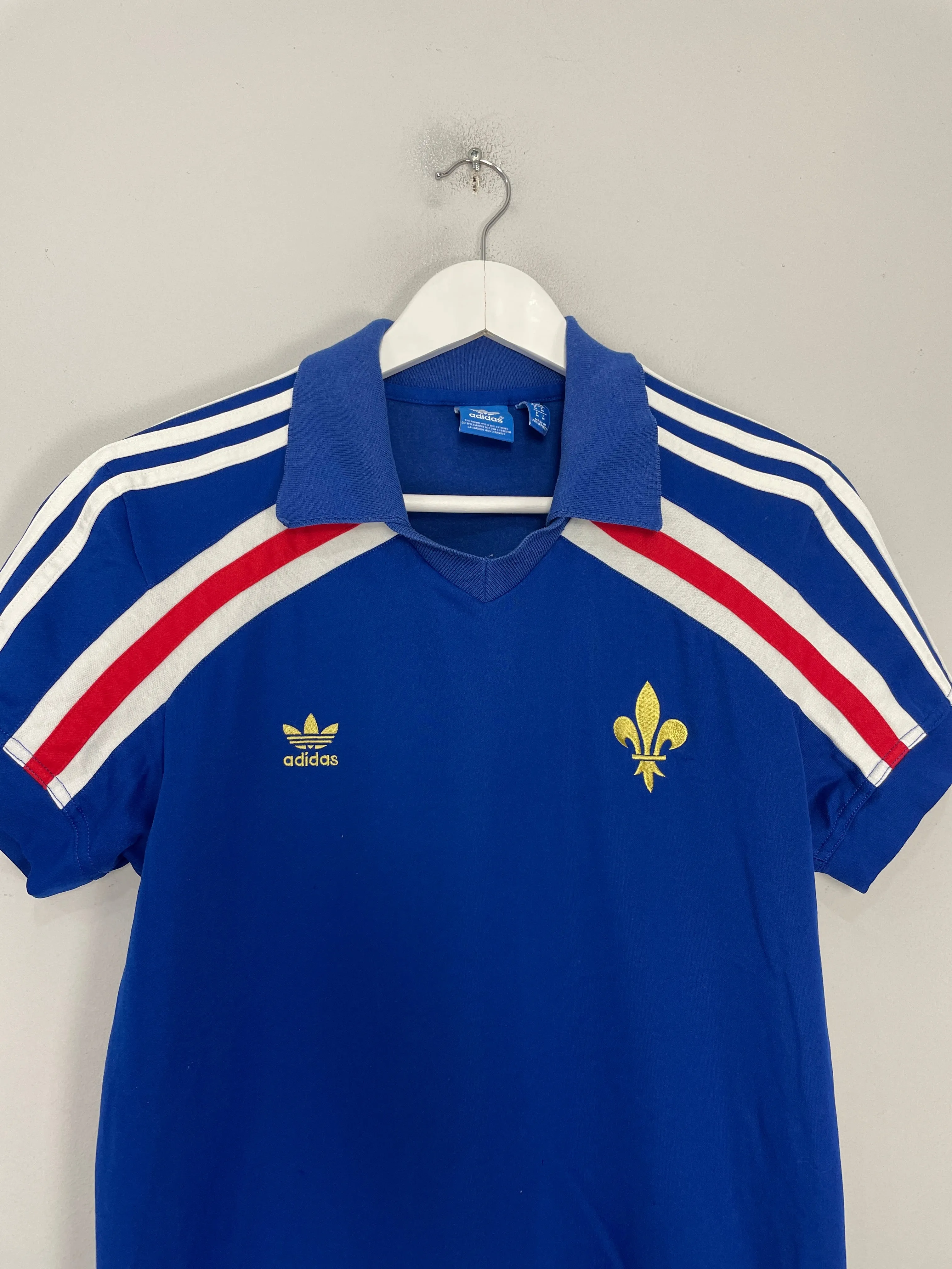 1984 FRANCE #10 HOME SHIRT (M) ADIDAS ORIGINALS