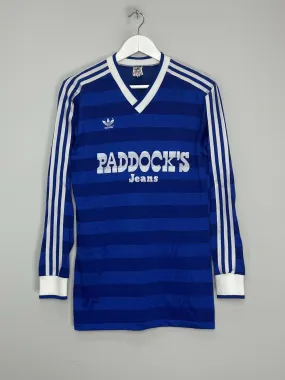 1985/86 SCHALKE L/S HOME SHIRT (M) ADIDAS
