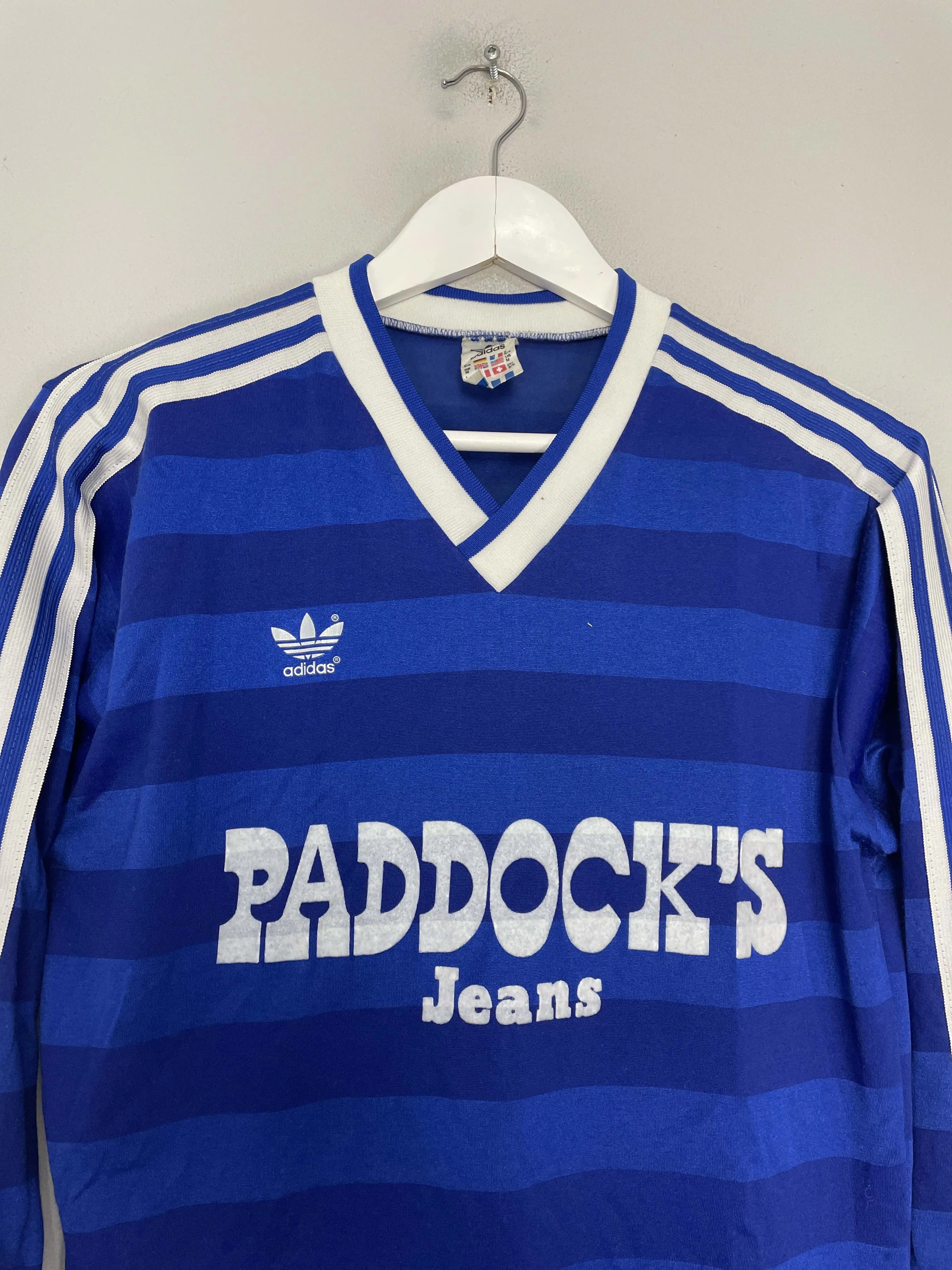 1985/86 SCHALKE L/S HOME SHIRT (M) ADIDAS