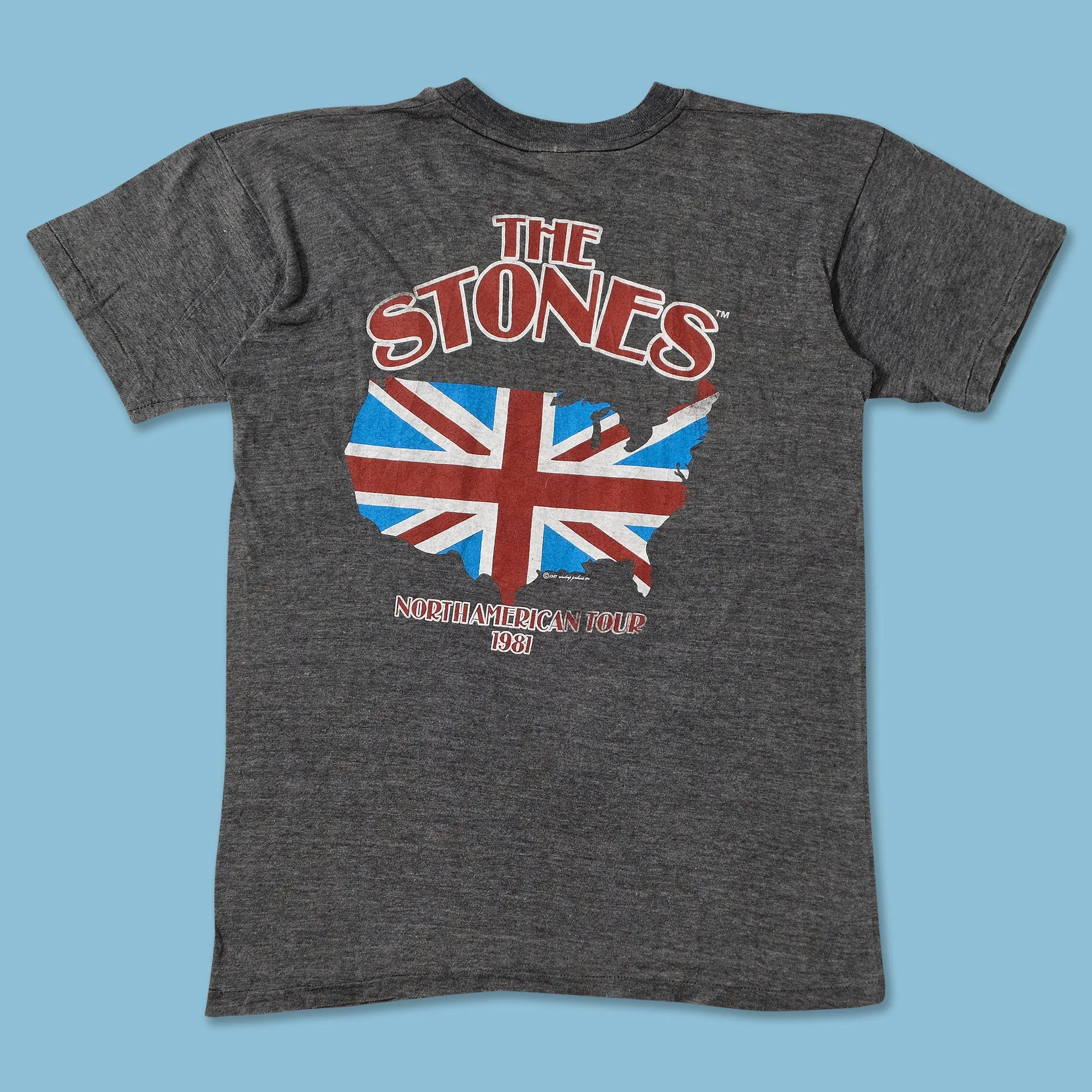1987 Women's Rolling Stones T-Shirt XSmall