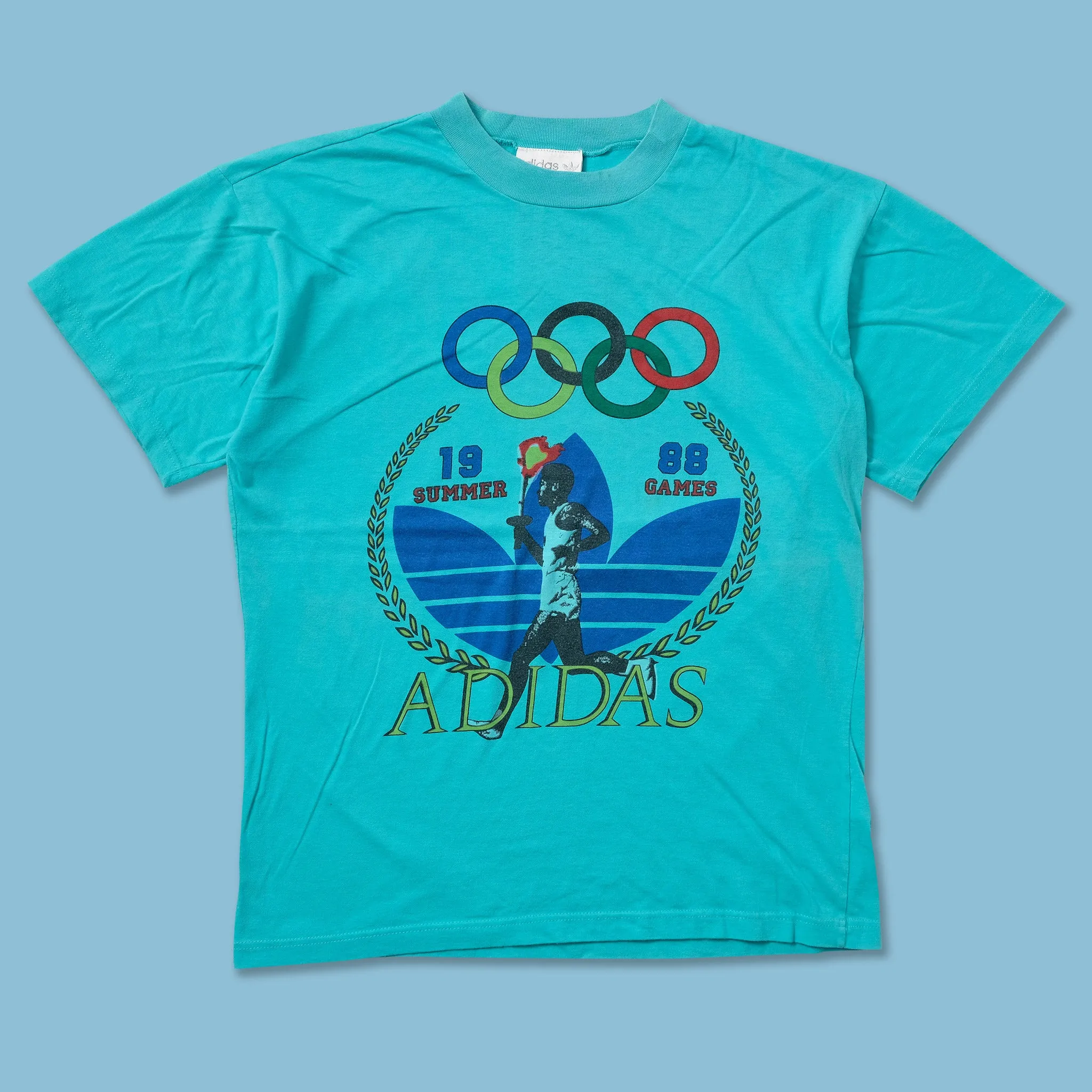 1988 adidas Olympic Summer Games T-Shirt Medium