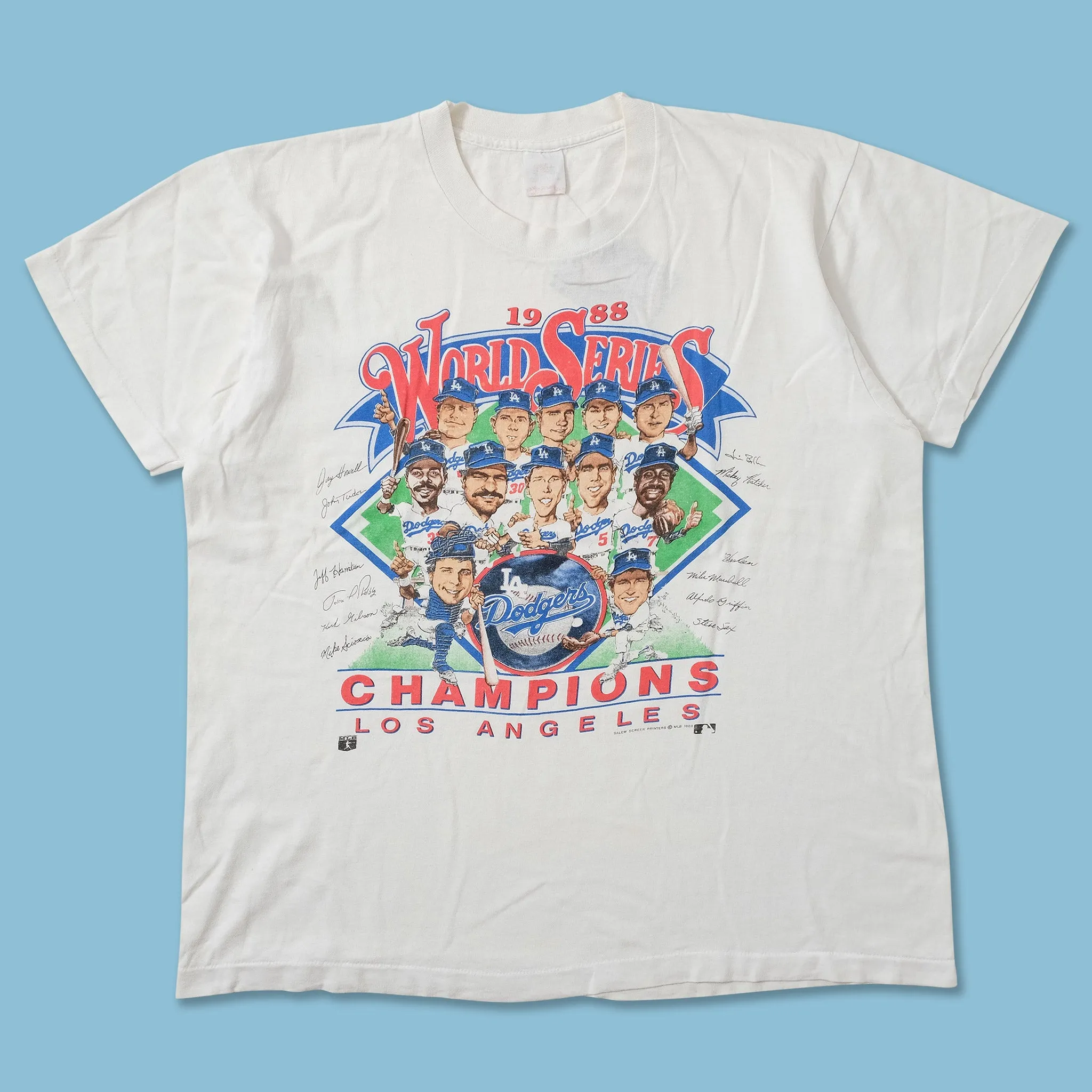 1988 Los Angeles Dodgers T-Shirt Large