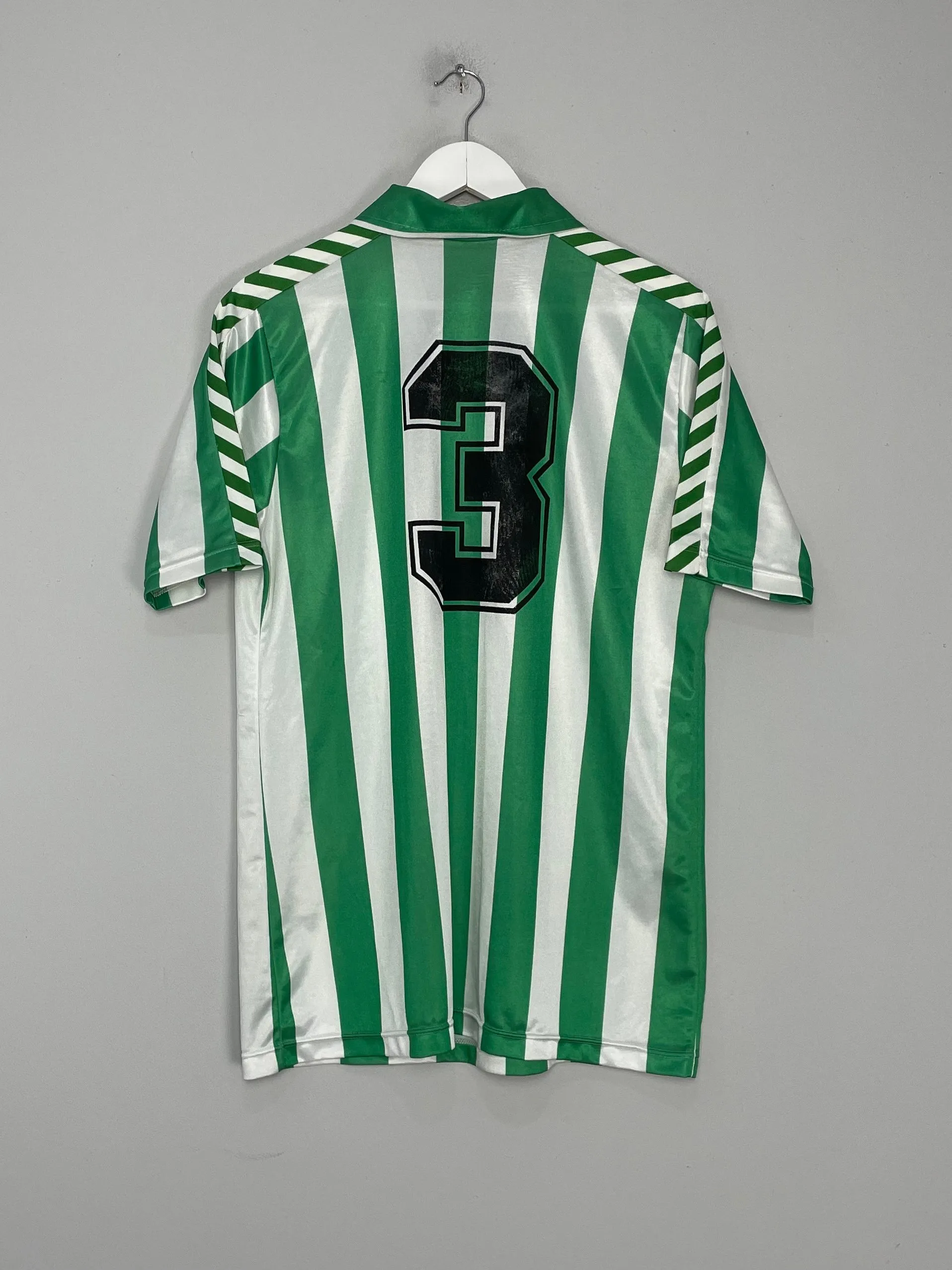 1988/90 REAL BETIS #3 HOME SHIRT (L) HUMMEL