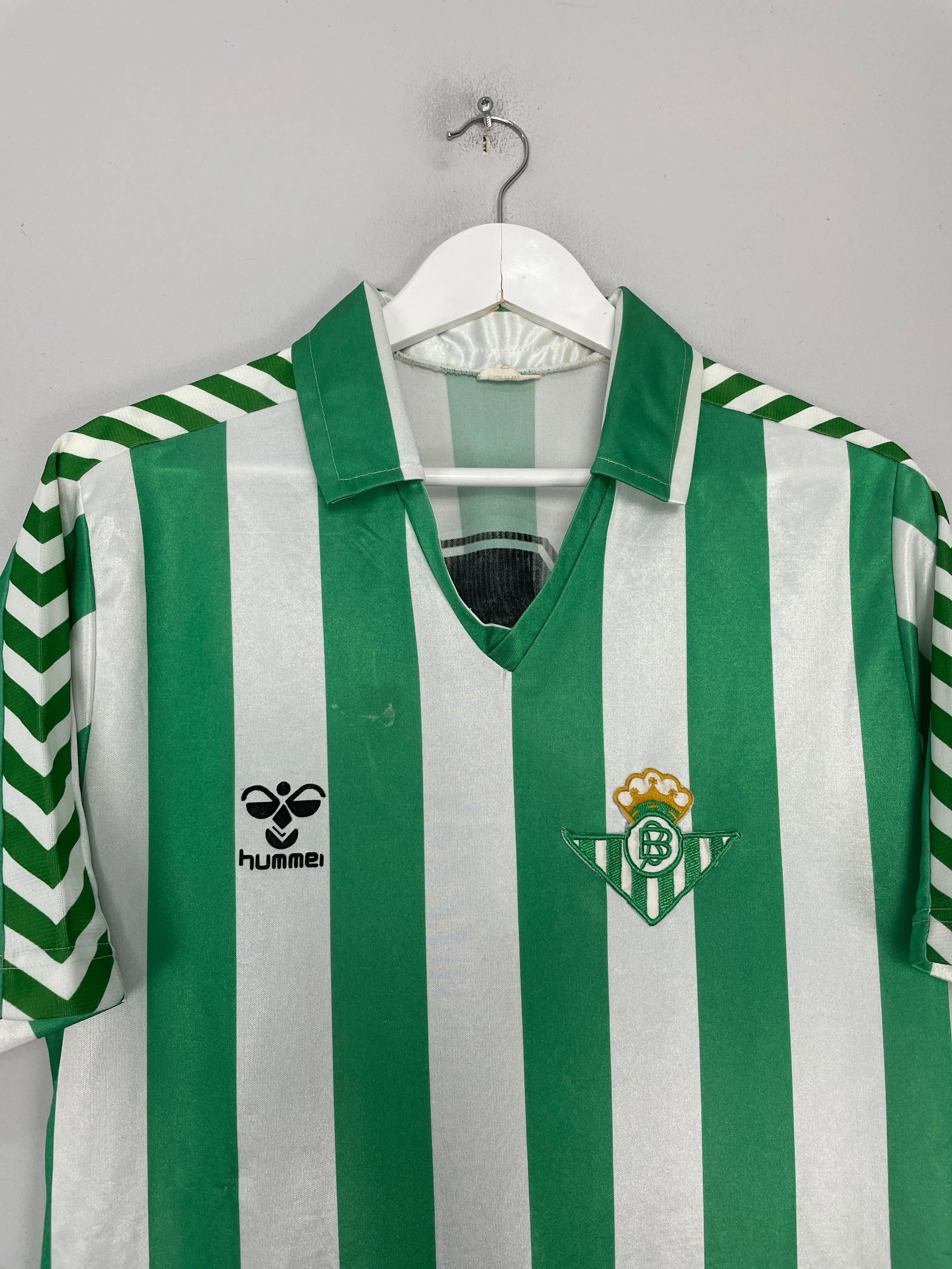 1988/90 REAL BETIS #3 HOME SHIRT (L) HUMMEL