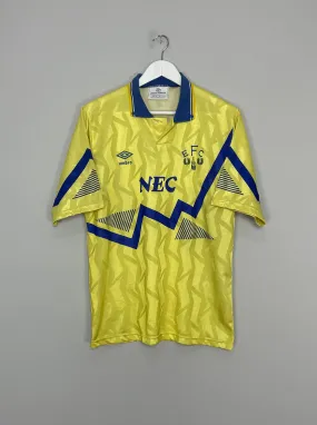 1990/92 EVERTON AWAY SHIRT (L) UMBRO