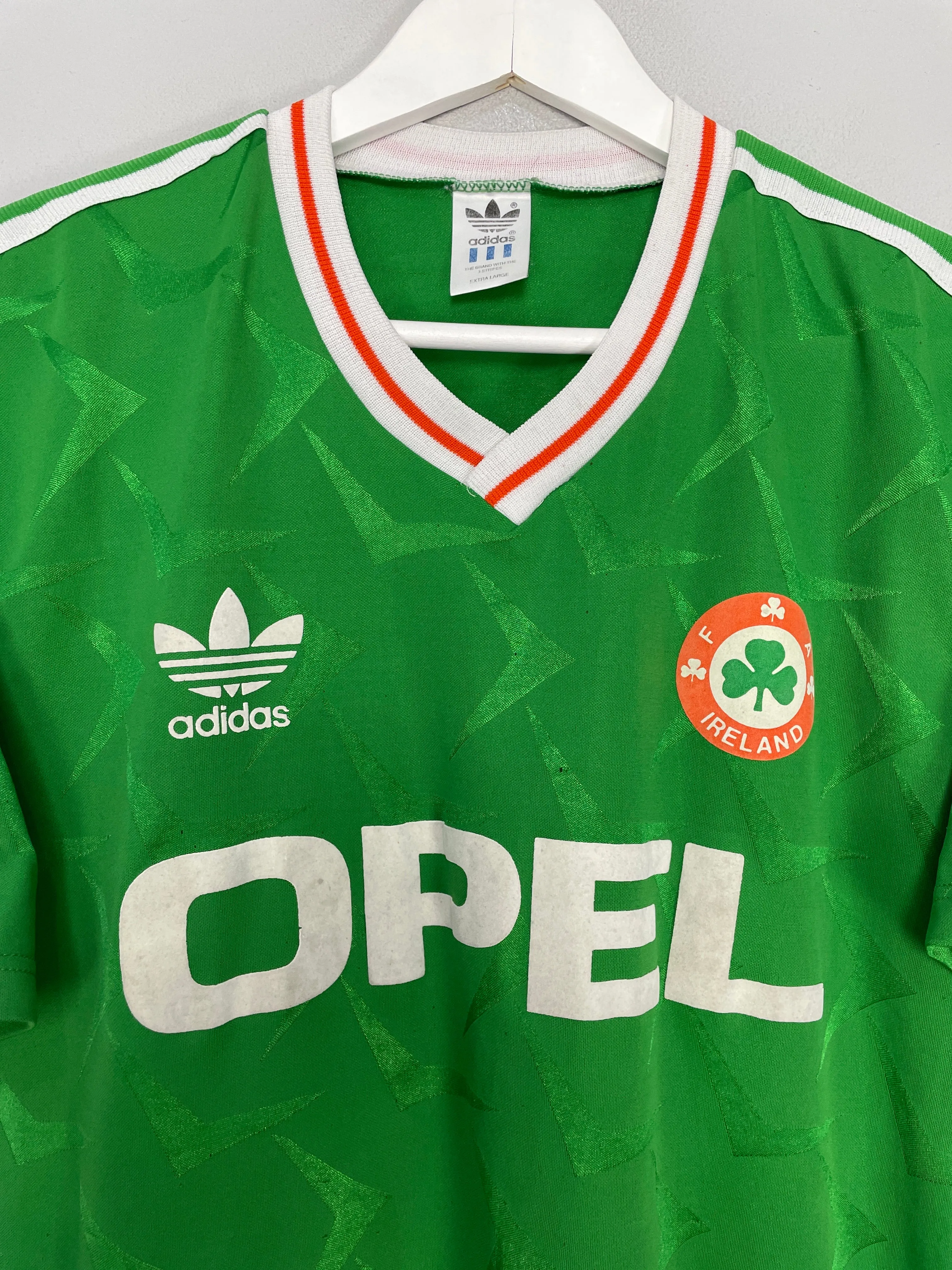 1990/92 IRELAND HOME SHIRT (XL) ADIDAS