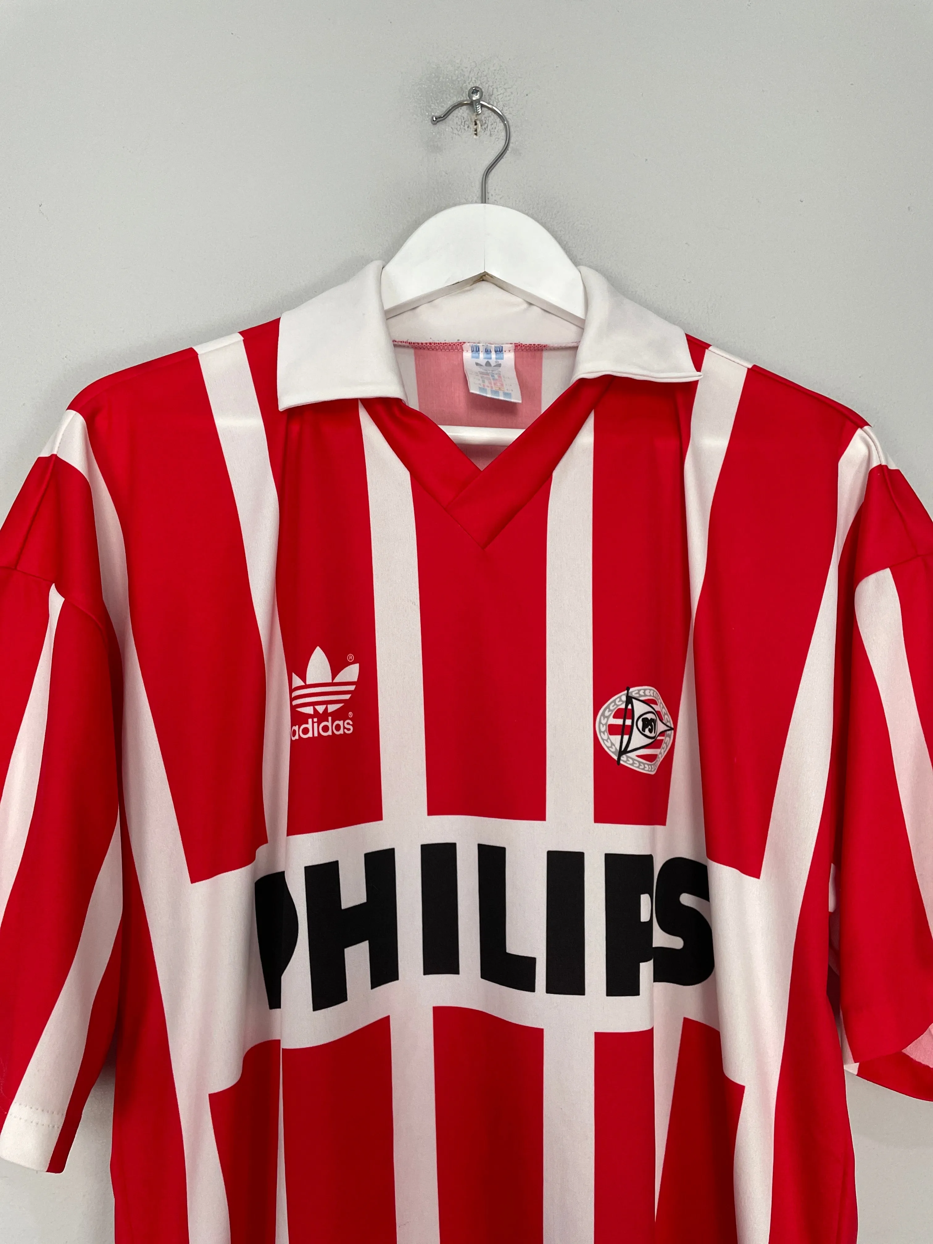 1990/92 PSV HOME SHIRT (L) ADIDAS