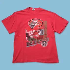 1991 Starter Jerry Rice 49ers T-Shirt XLarge