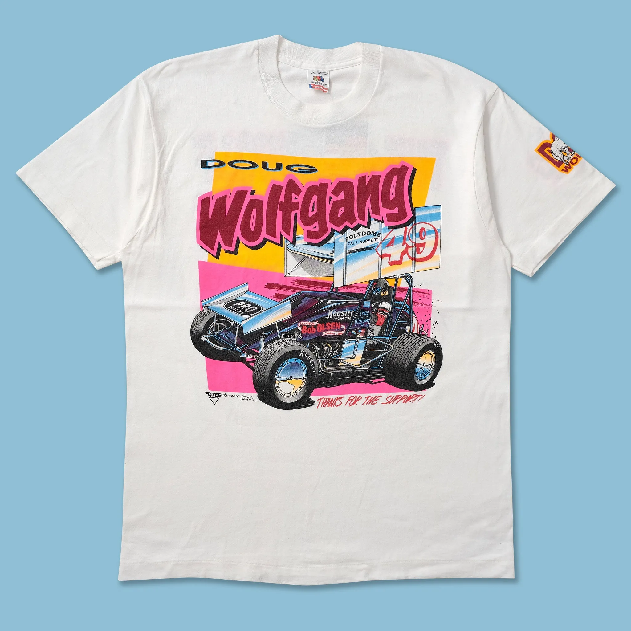 1992 Doug Wolfgang Drag Racing T-Shirt Large