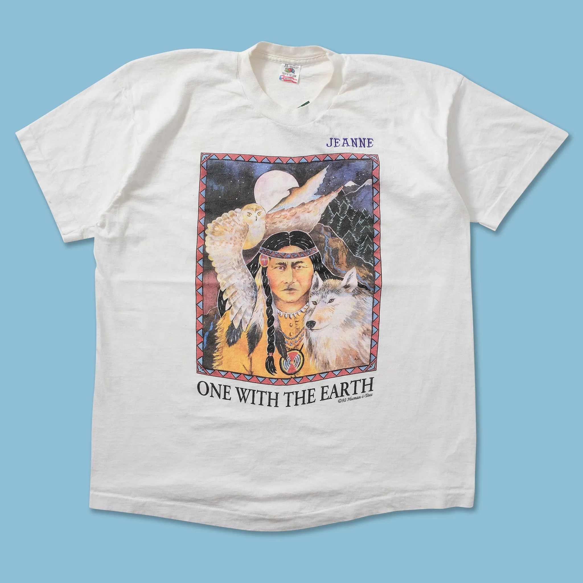1992 One With The Earth T-Shirt XLarge