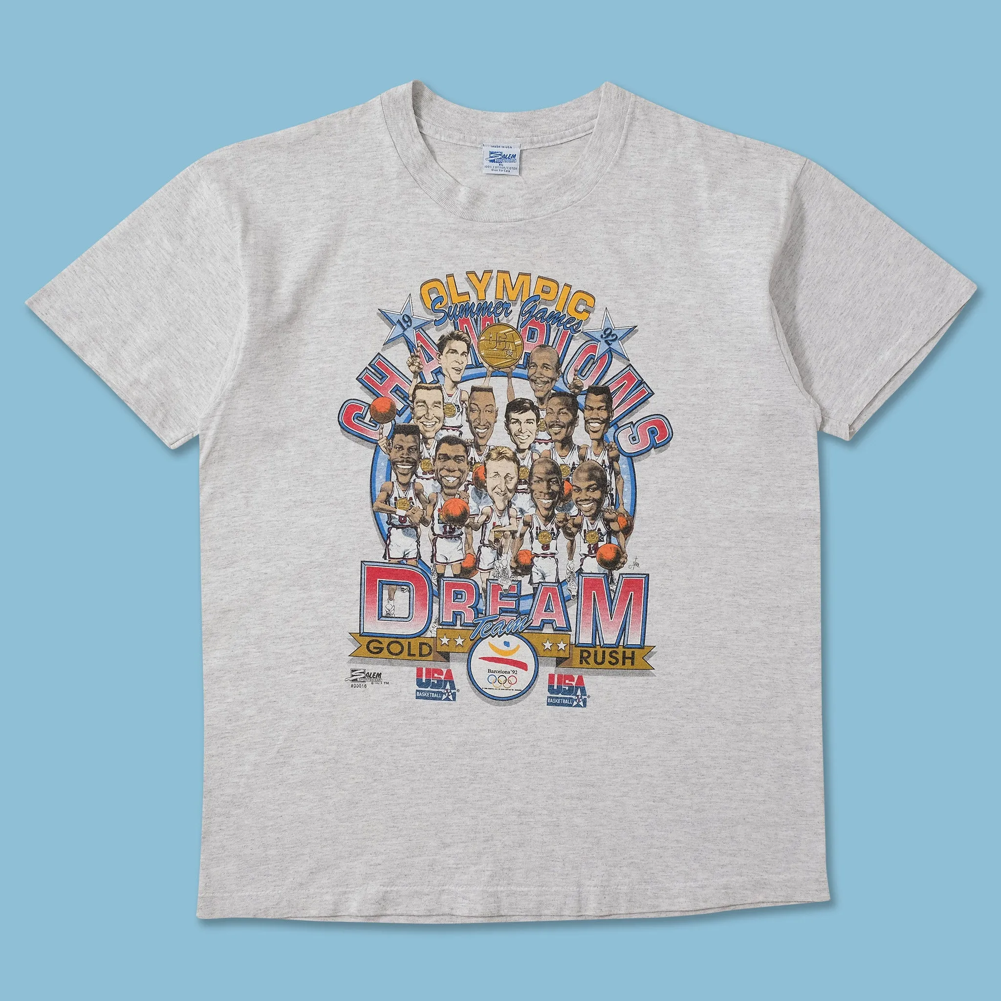 1992 Salem USA Dream Team T-Shirt Large