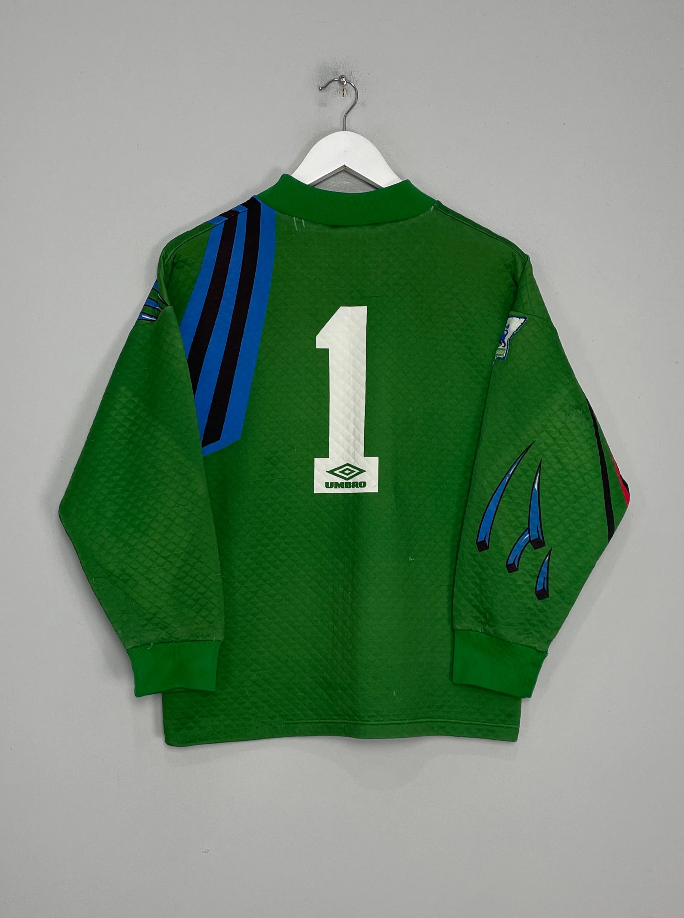 1992/93 MANCHESTER UNITED #1 GK SHIRT (S) UMBRO