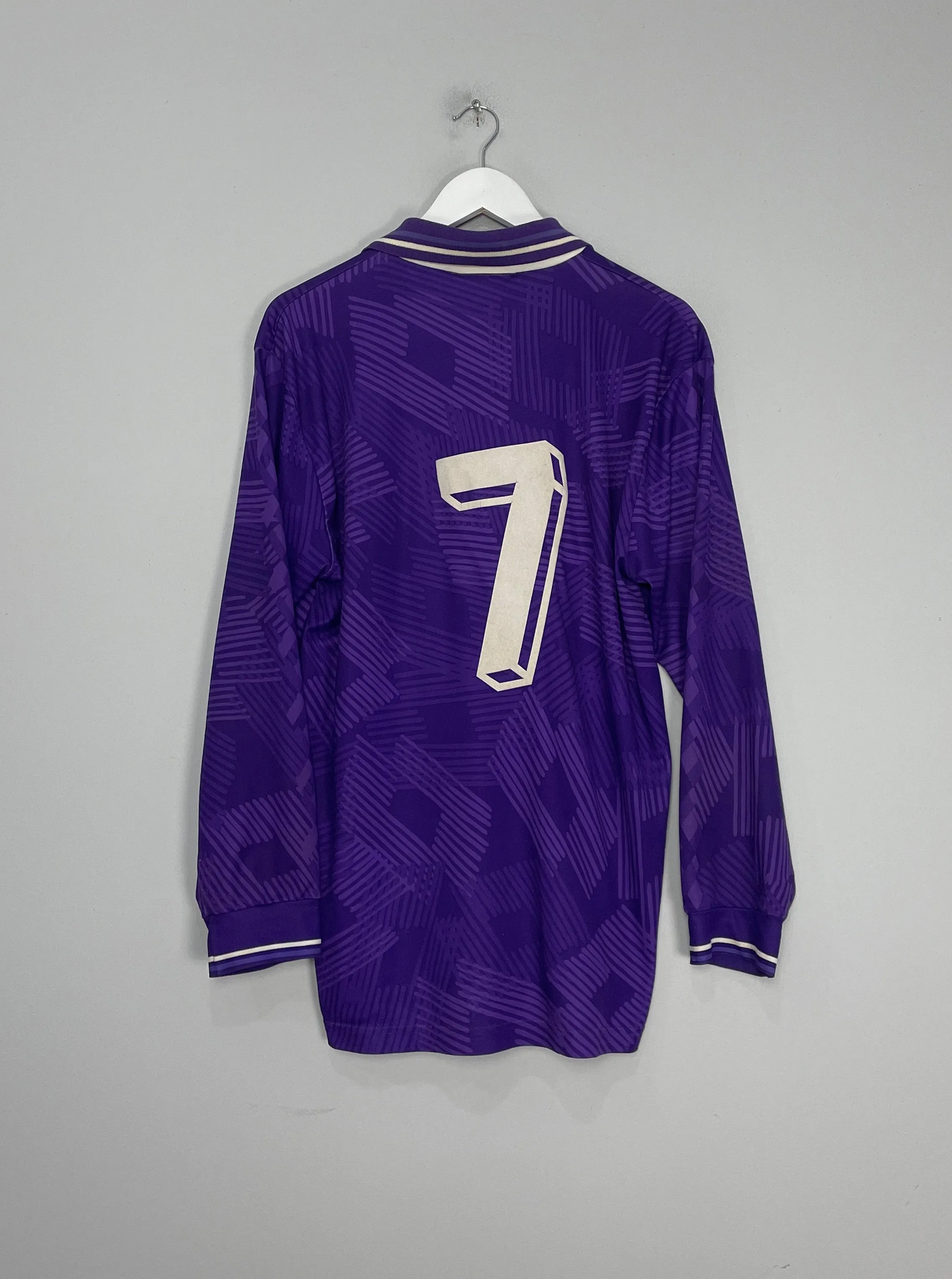 1992/94 FIORENTINA #7 L/S HOME SHIRT (L) LOTTO