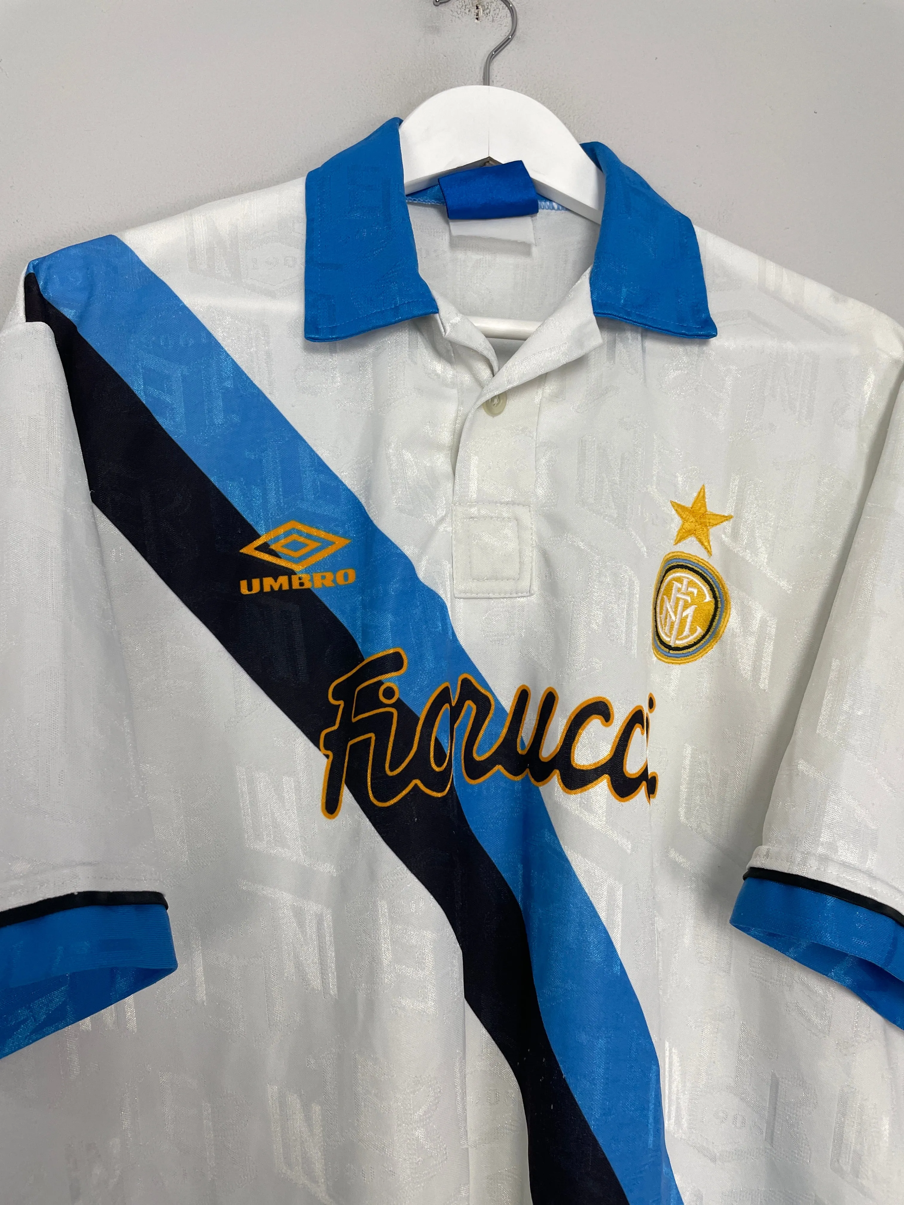1993/94 INTER MILAN AWAY SHIRT (XXL) UMBRO