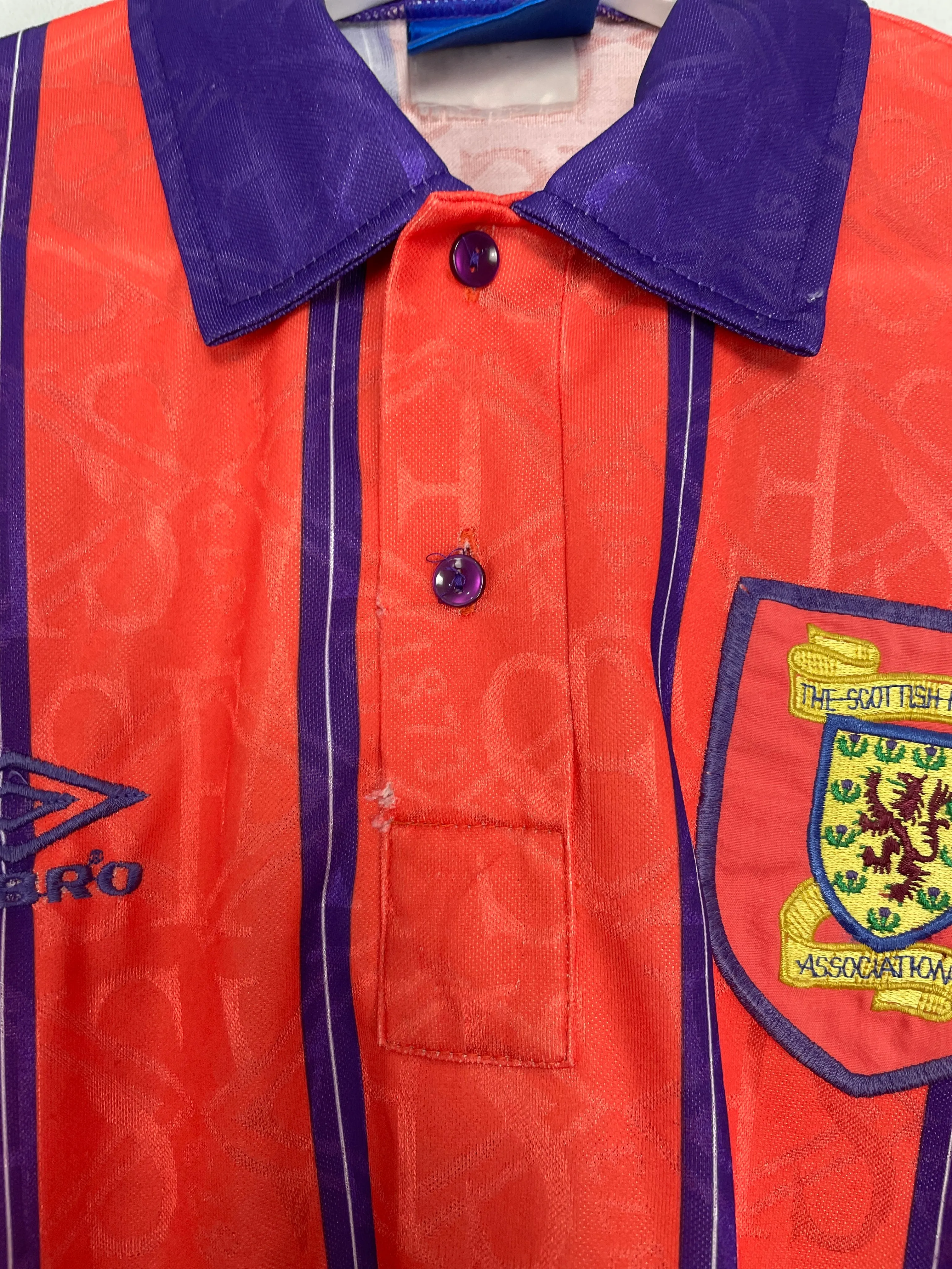 1993/95 SCOTLAND AWAY SHIRT (XL) UMBRO