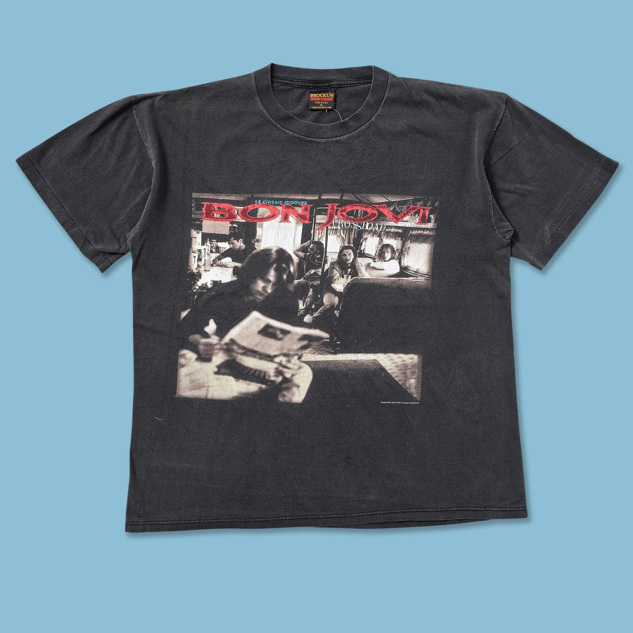 1994 Bon Jovi Cross Road T-Shirt Large
