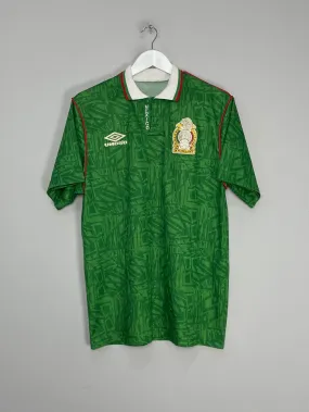 1994 MEXICO HOME SHIRT (M) UMBRO