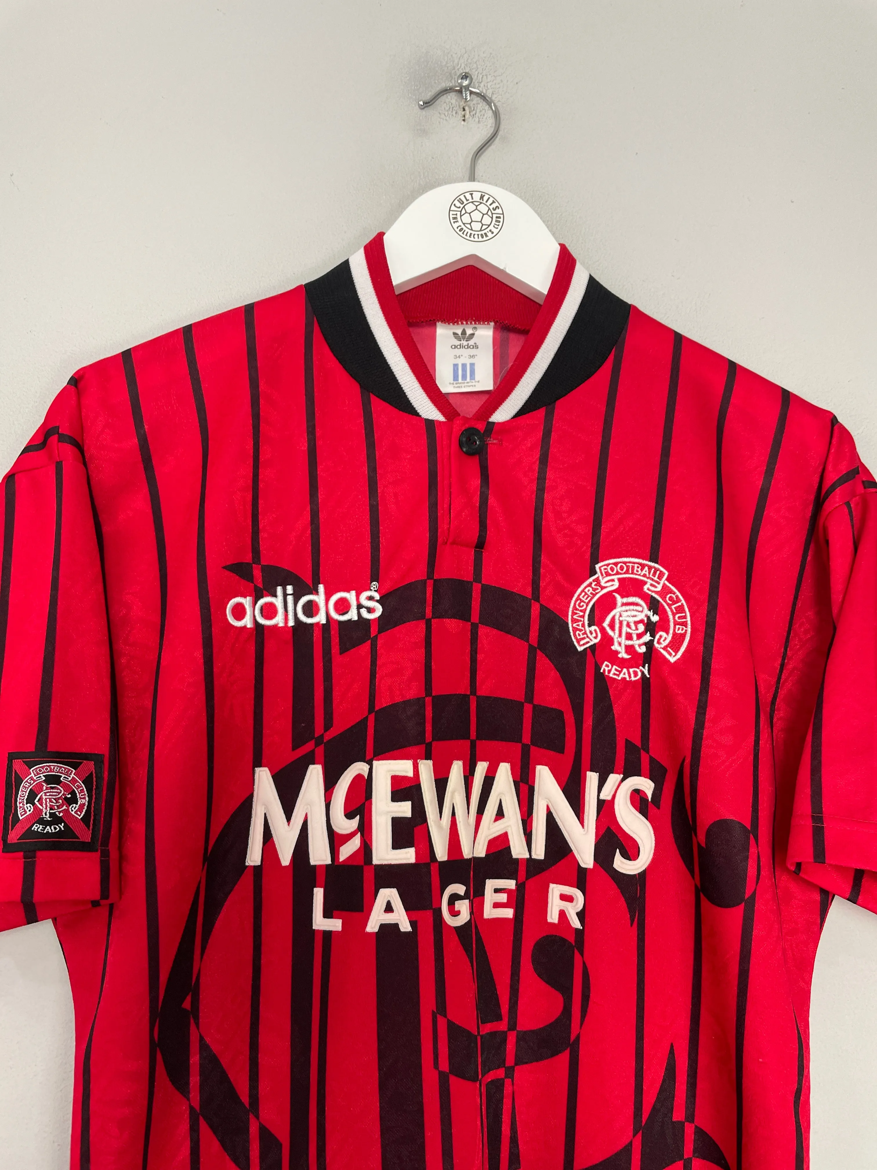 1994/95 RANGERS AWAY SHIRT (S) ADIDAS