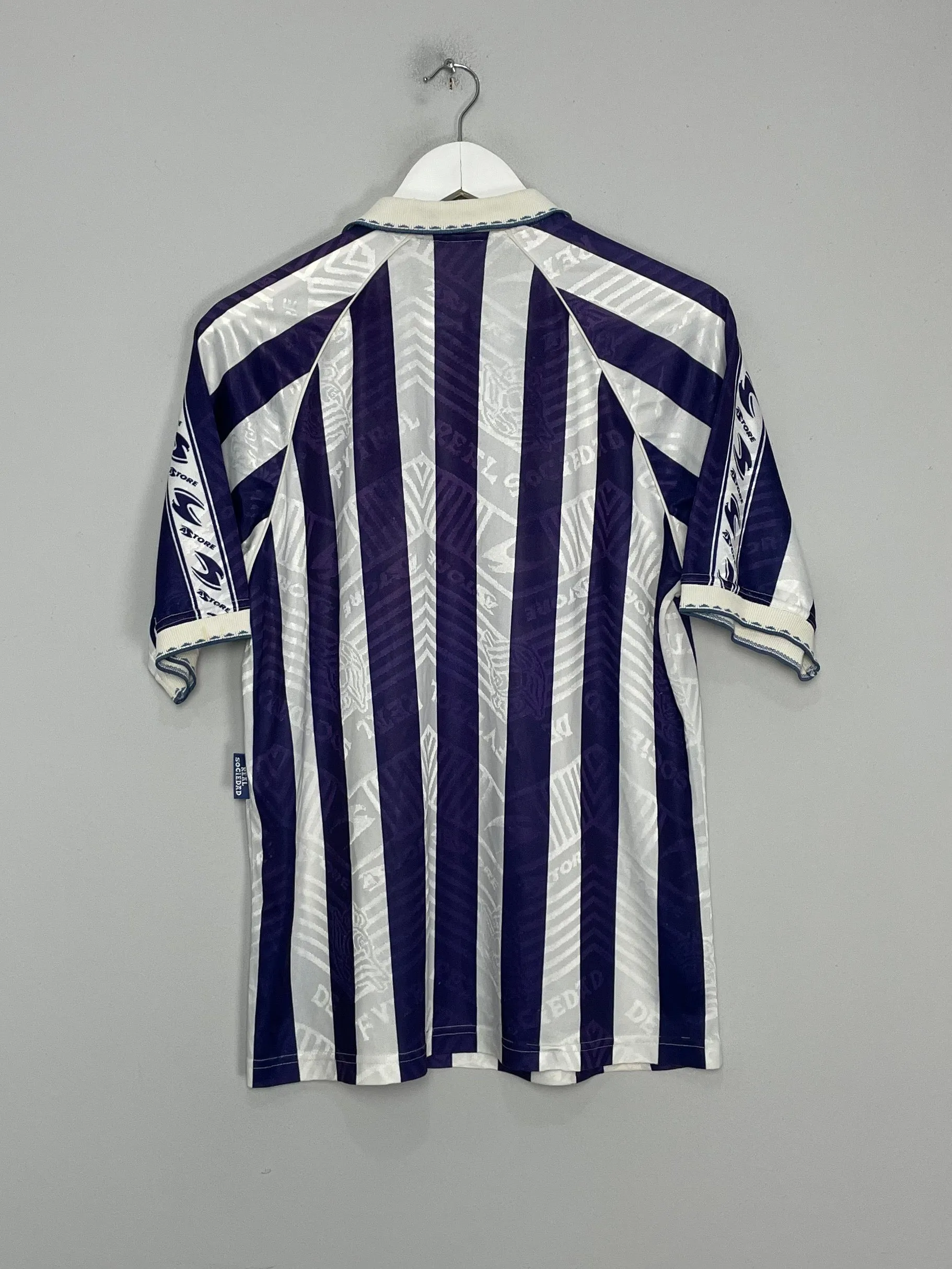 1994/95 REAL SOCIEDAD HOME SHIRT (L) ASTORE
