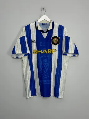 1994/96 MANCHESTER UNITED THIRD SHIRT (L) UMBRO