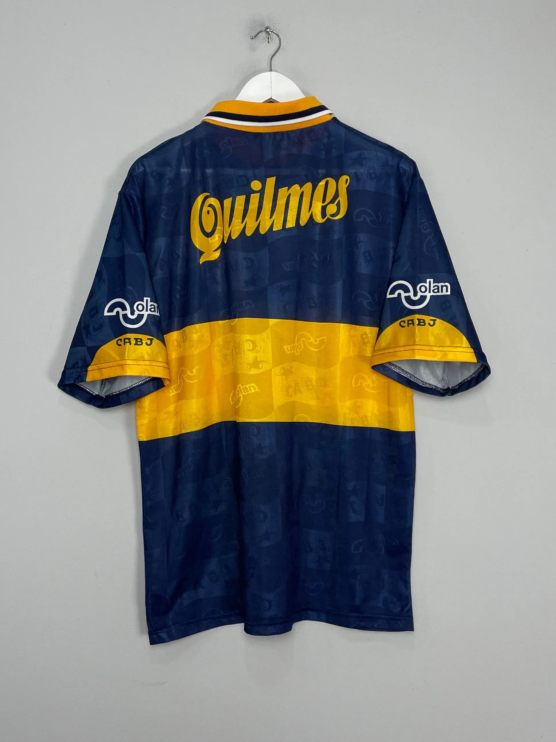 1995/97 BOCA JUNIORS HOME SHIRT (L) OLAN