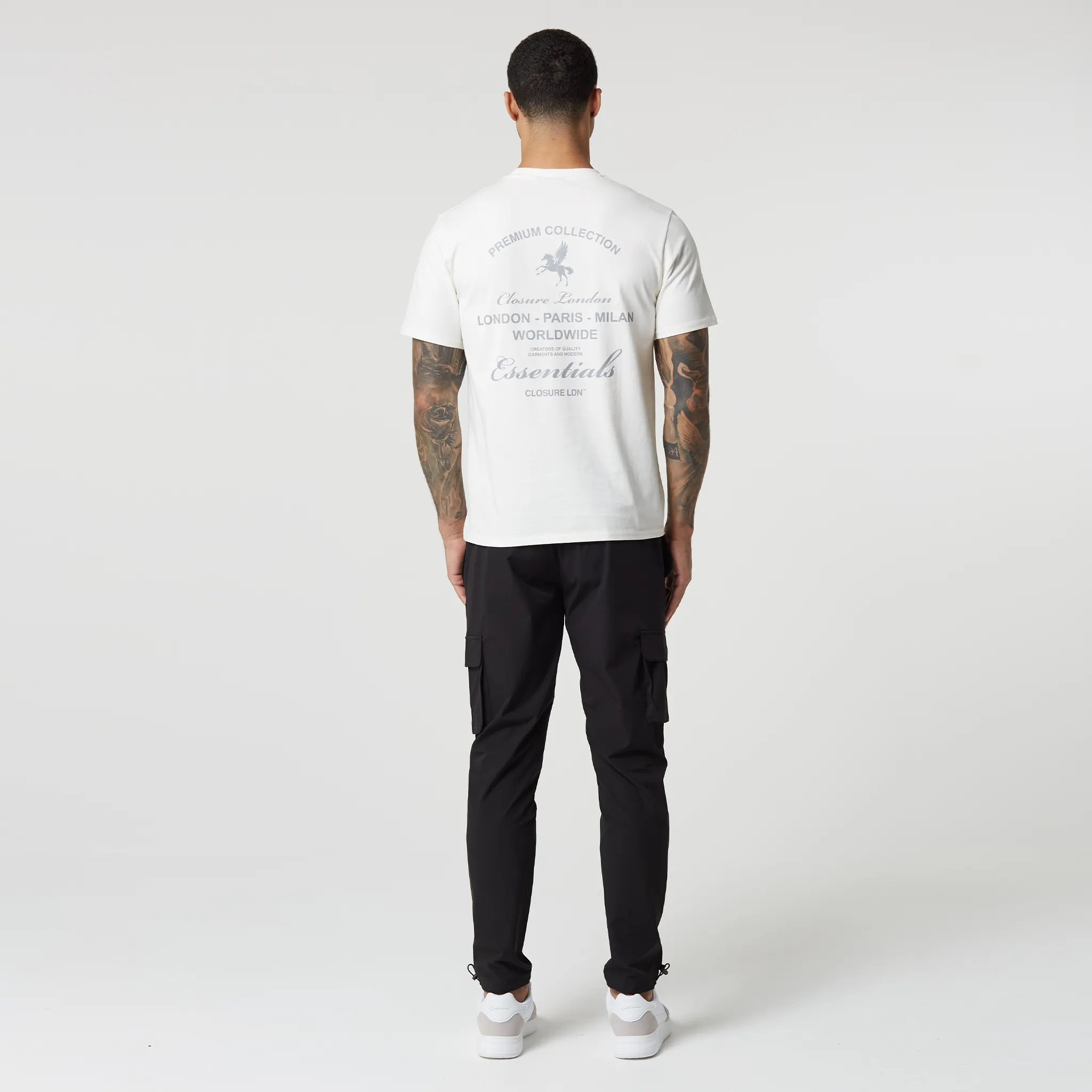 2-Pack Stretch Tech Cargo Pants | Black / Dark Grey