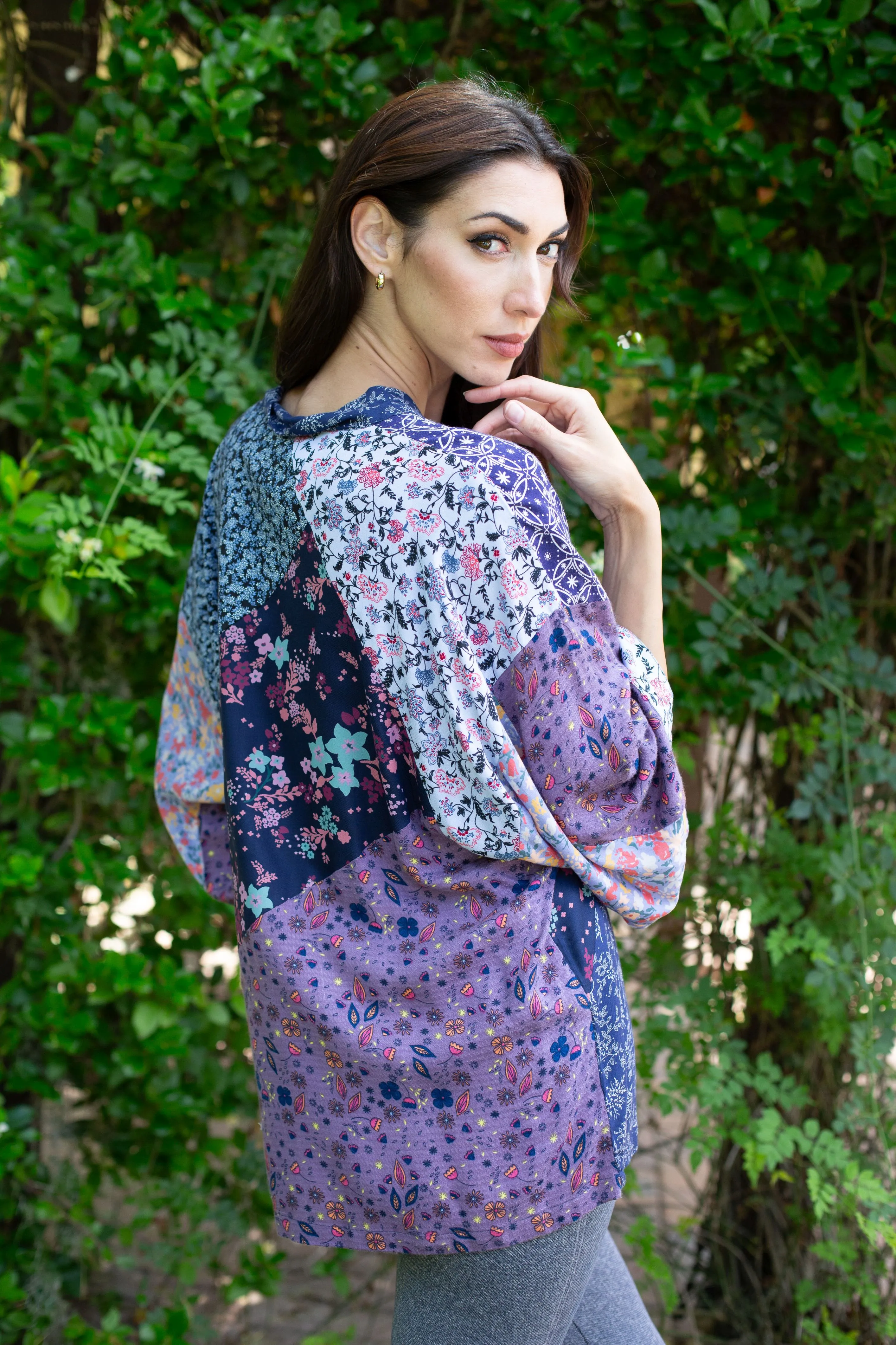 224634 Sacred Threads Patchwork Kimono