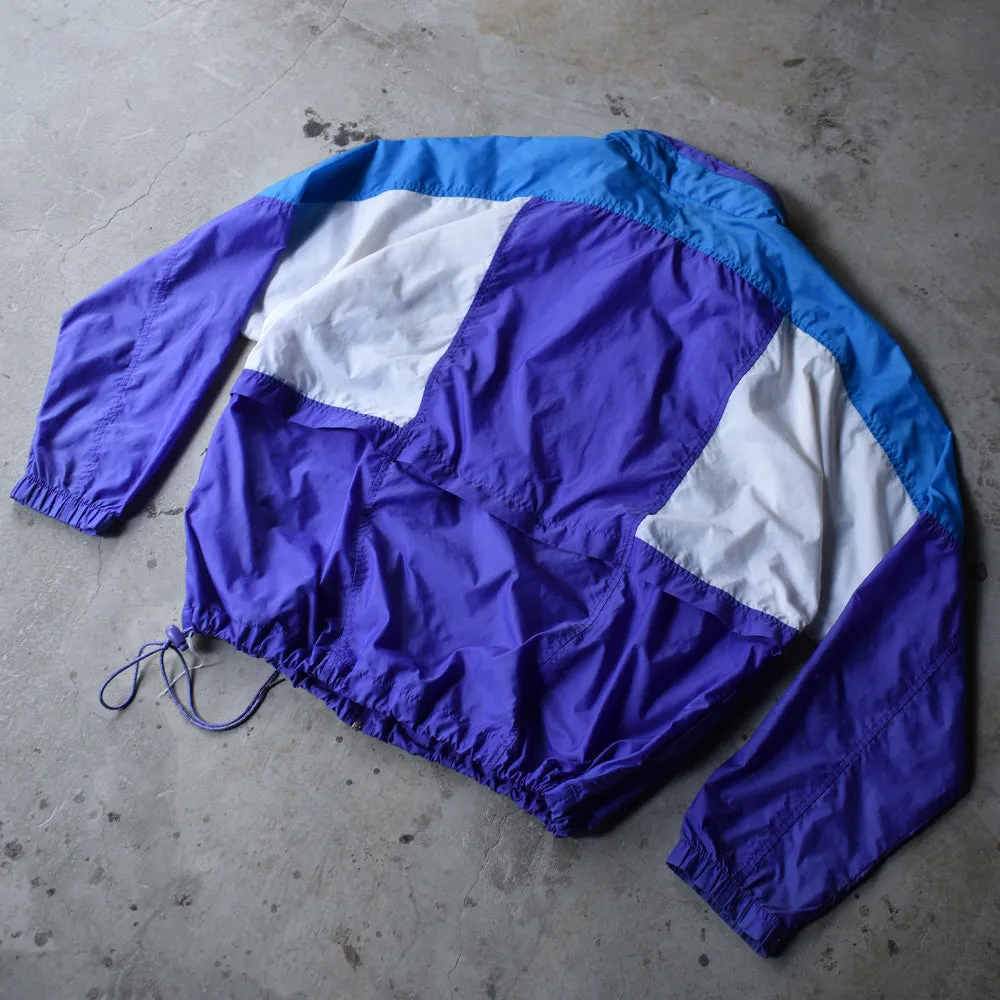 80's　NIKE/ナイキ シルバータグ！刺繍ロゴ ナイロンジャケット　220920