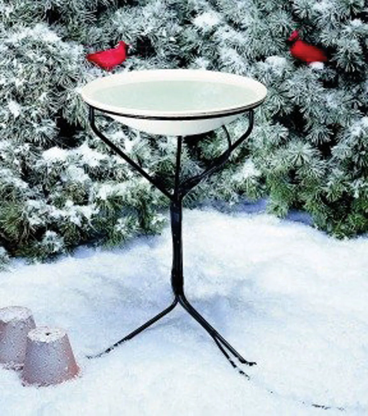 Allied Precision Inc    P - Heated Bird Bath With Stand