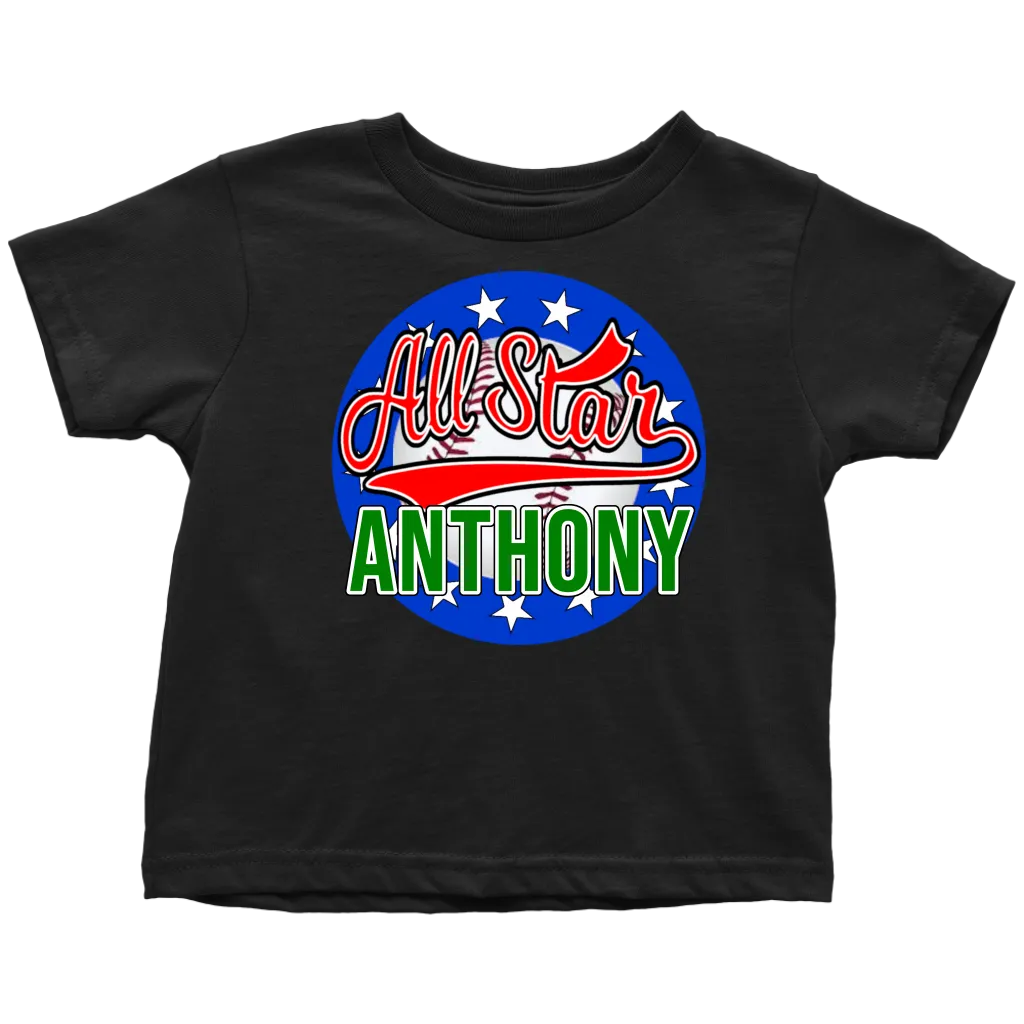 ANTHONY ALL STAR TODDLER T-SHIRT FOR ANTHONY