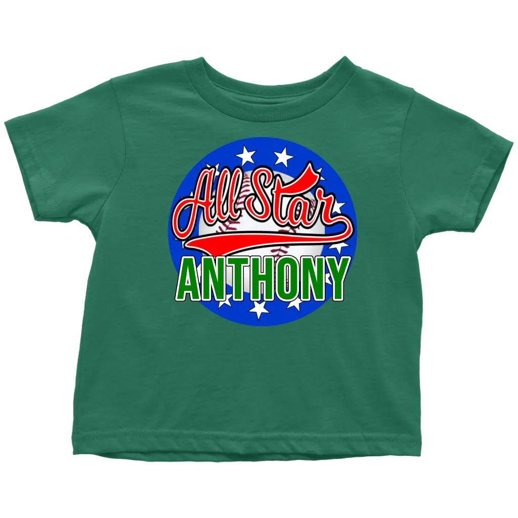 ANTHONY ALL STAR TODDLER T-SHIRT FOR ANTHONY