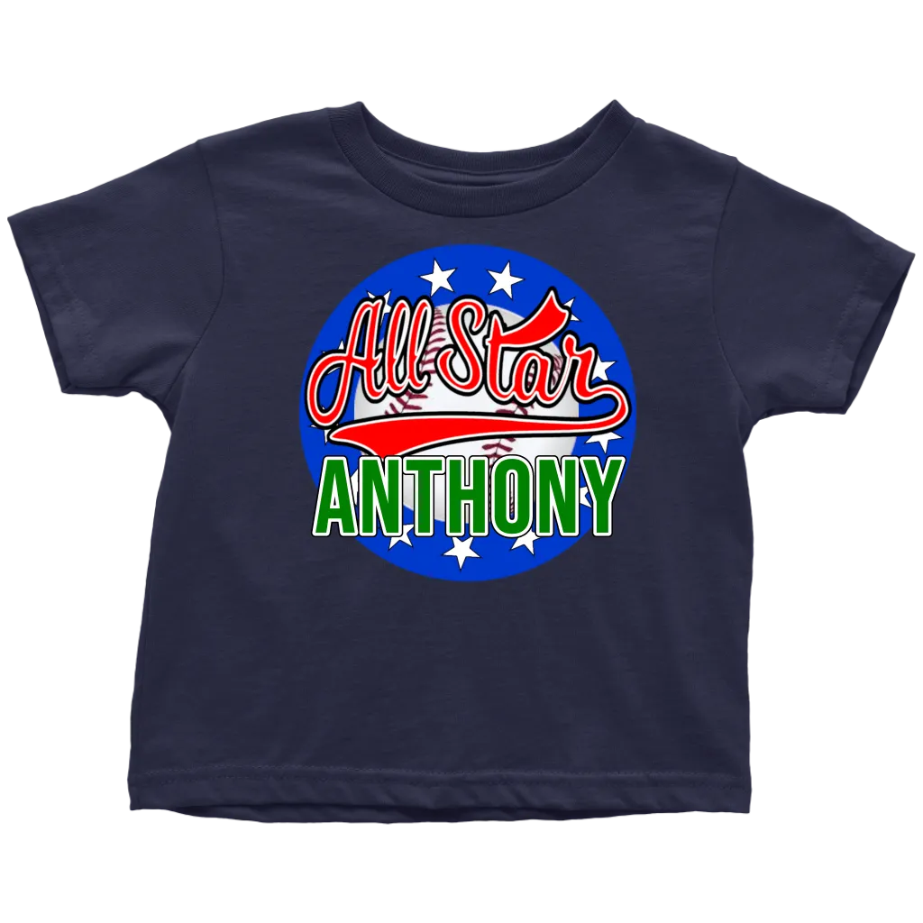 ANTHONY ALL STAR TODDLER T-SHIRT FOR ANTHONY