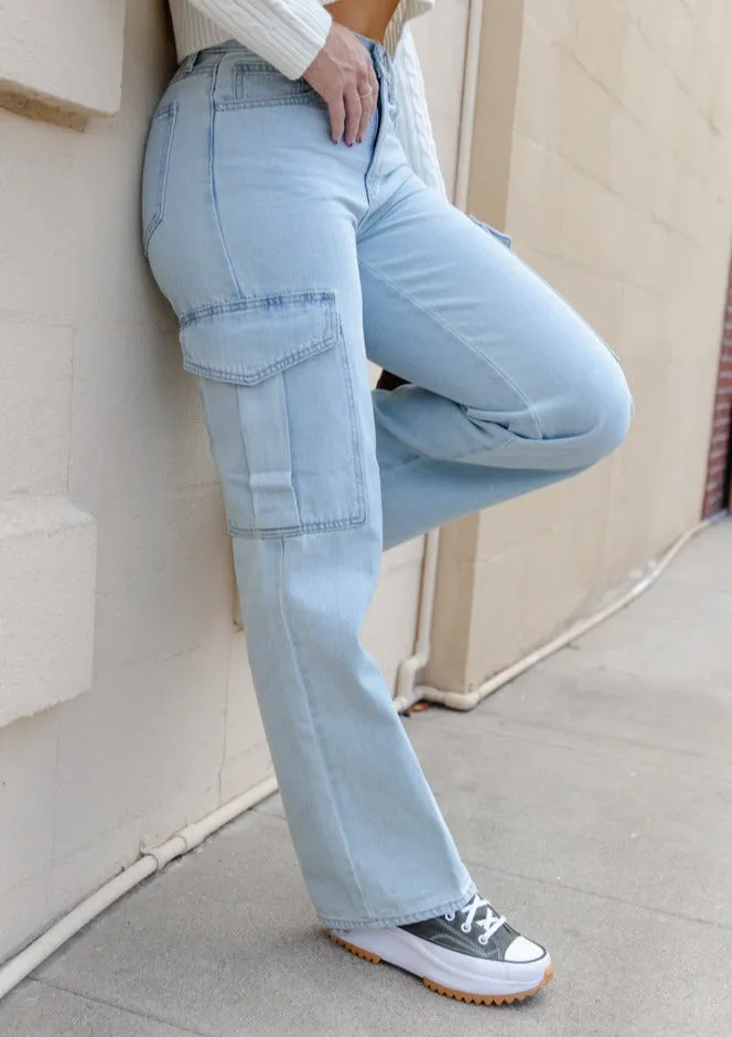 Baby Girl Cargo Jeans
