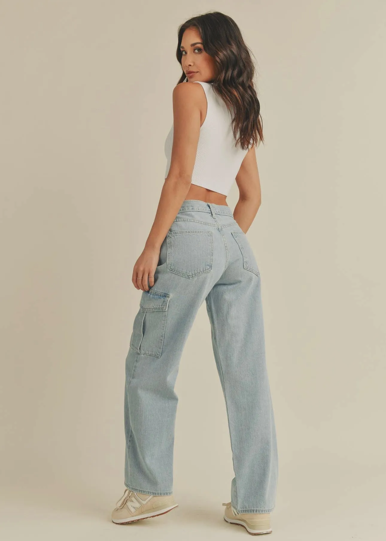 Baby Girl Cargo Jeans