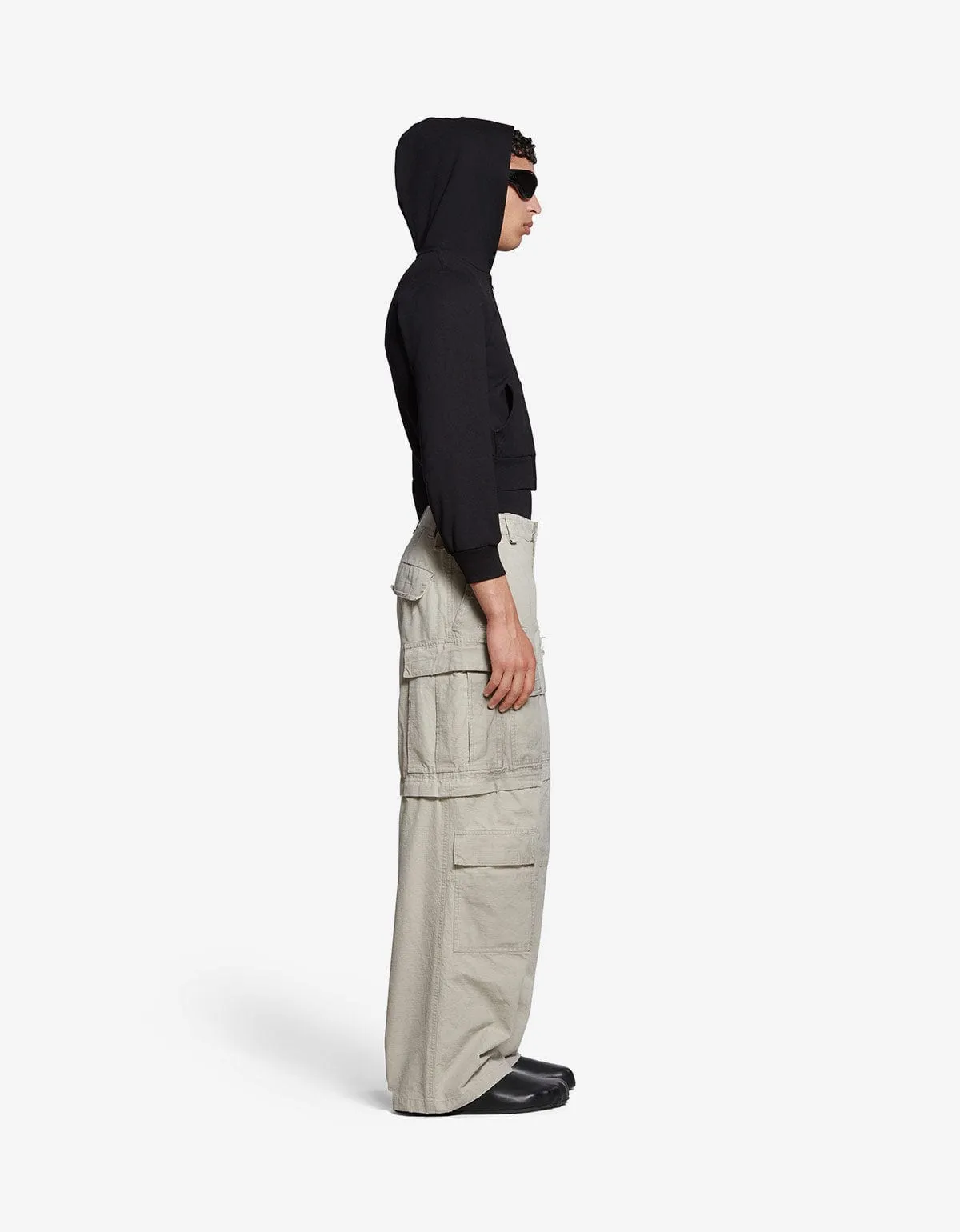 Balenciaga Beige Large Cargo Pants