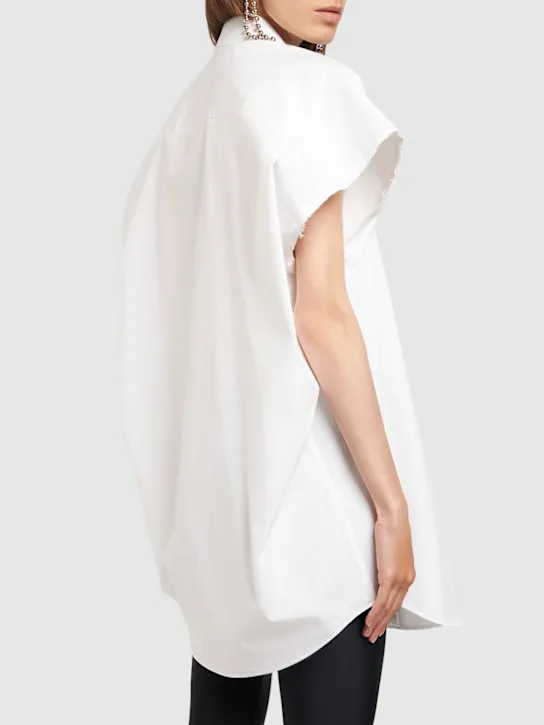Balenciaga   Oversize cotton poplin shirt 