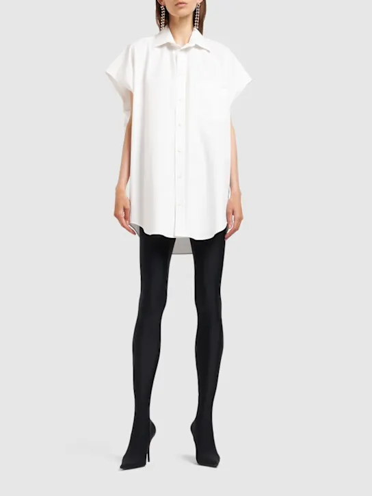 Balenciaga   Oversize cotton poplin shirt 