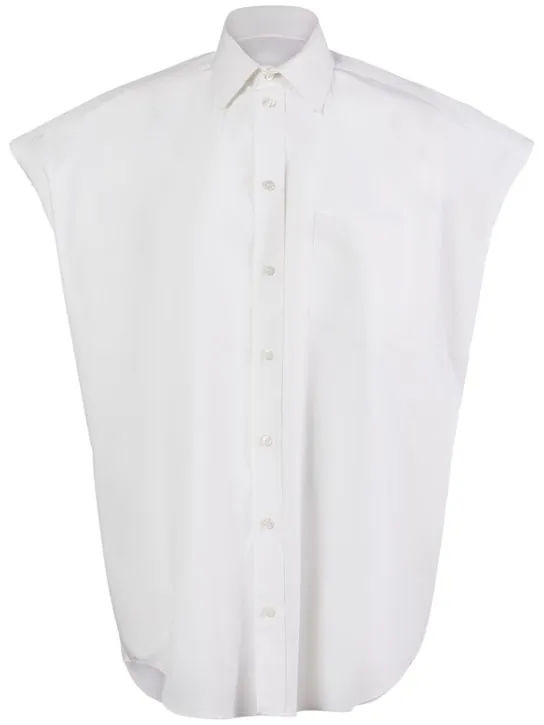 Balenciaga   Oversize cotton poplin shirt 