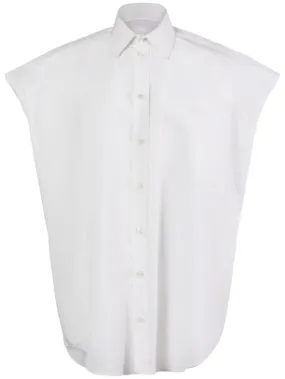 Balenciaga   Oversize cotton poplin shirt 