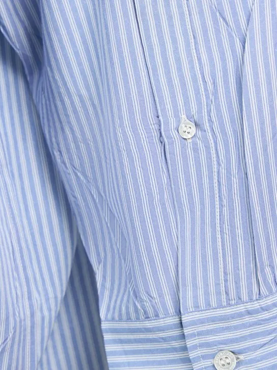 Balenciaga   Striped fluid poplin shirt 