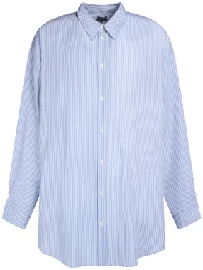 Balenciaga   Striped fluid poplin shirt 