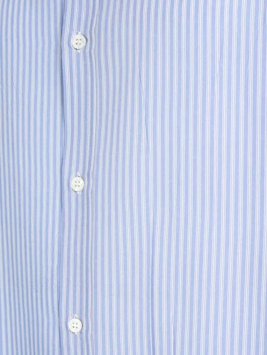 Balenciaga   Striped fluid poplin shirt 