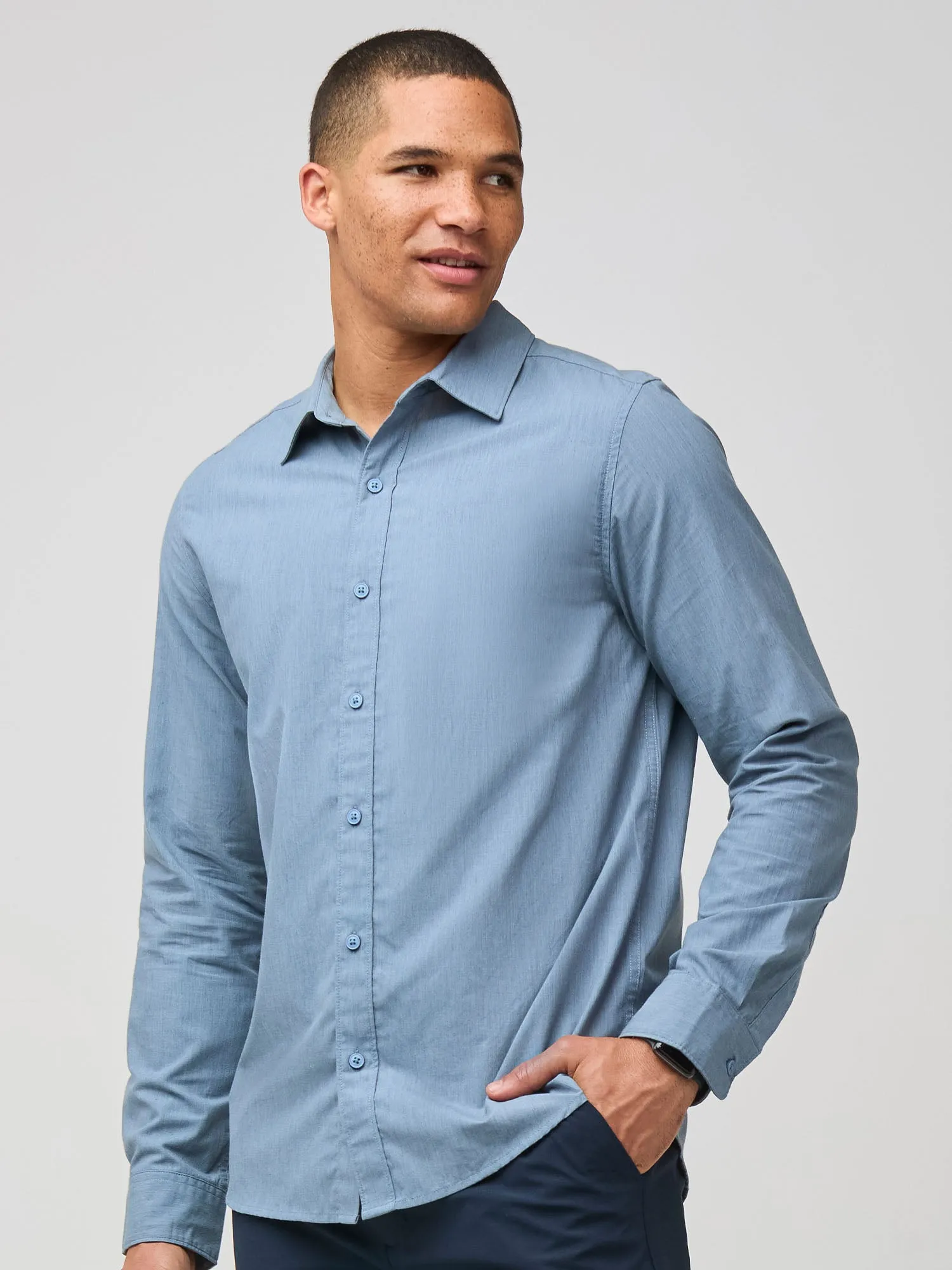 Best Sellers Long Sleeve Button Up Member 3-Pack
