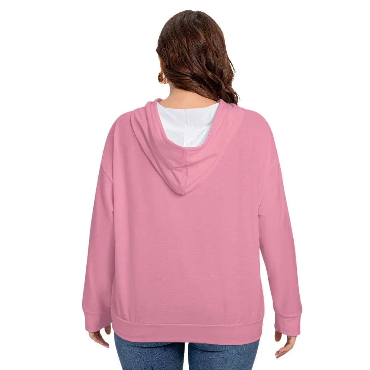 Birds of Paradise Women's Long Sleeve Sweatshirt With Hood(Plus Size)