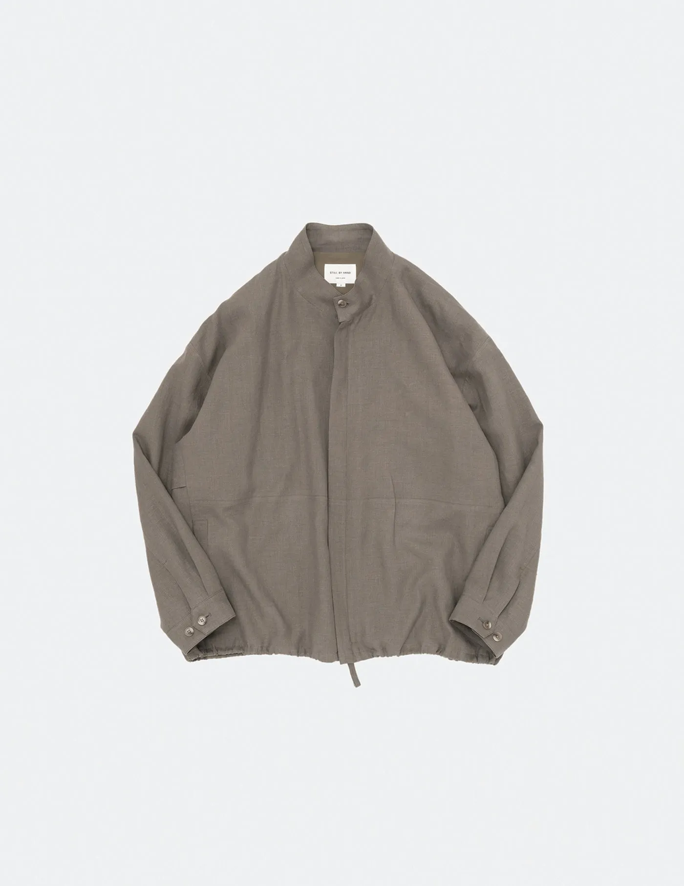 BL03233 PEACH SKIN LINEN BLOUSON