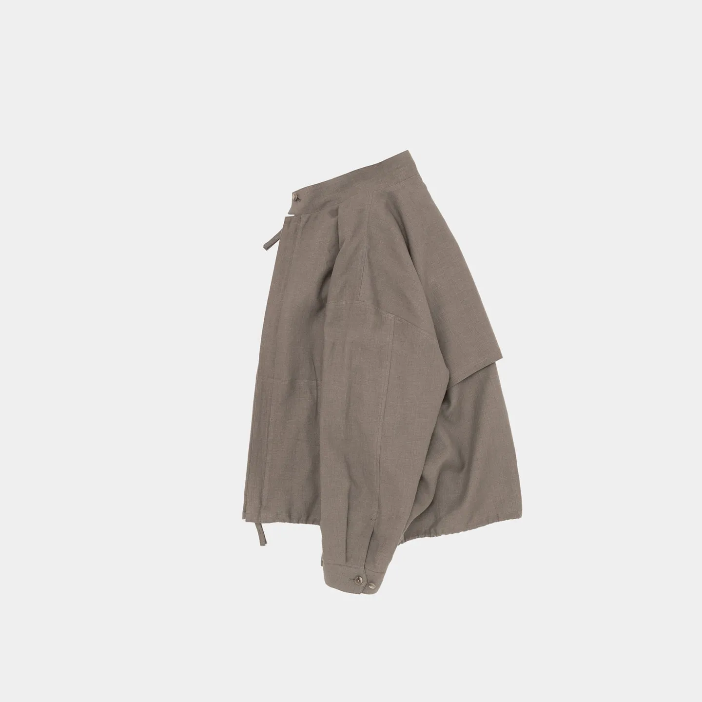 BL03233 PEACH SKIN LINEN BLOUSON