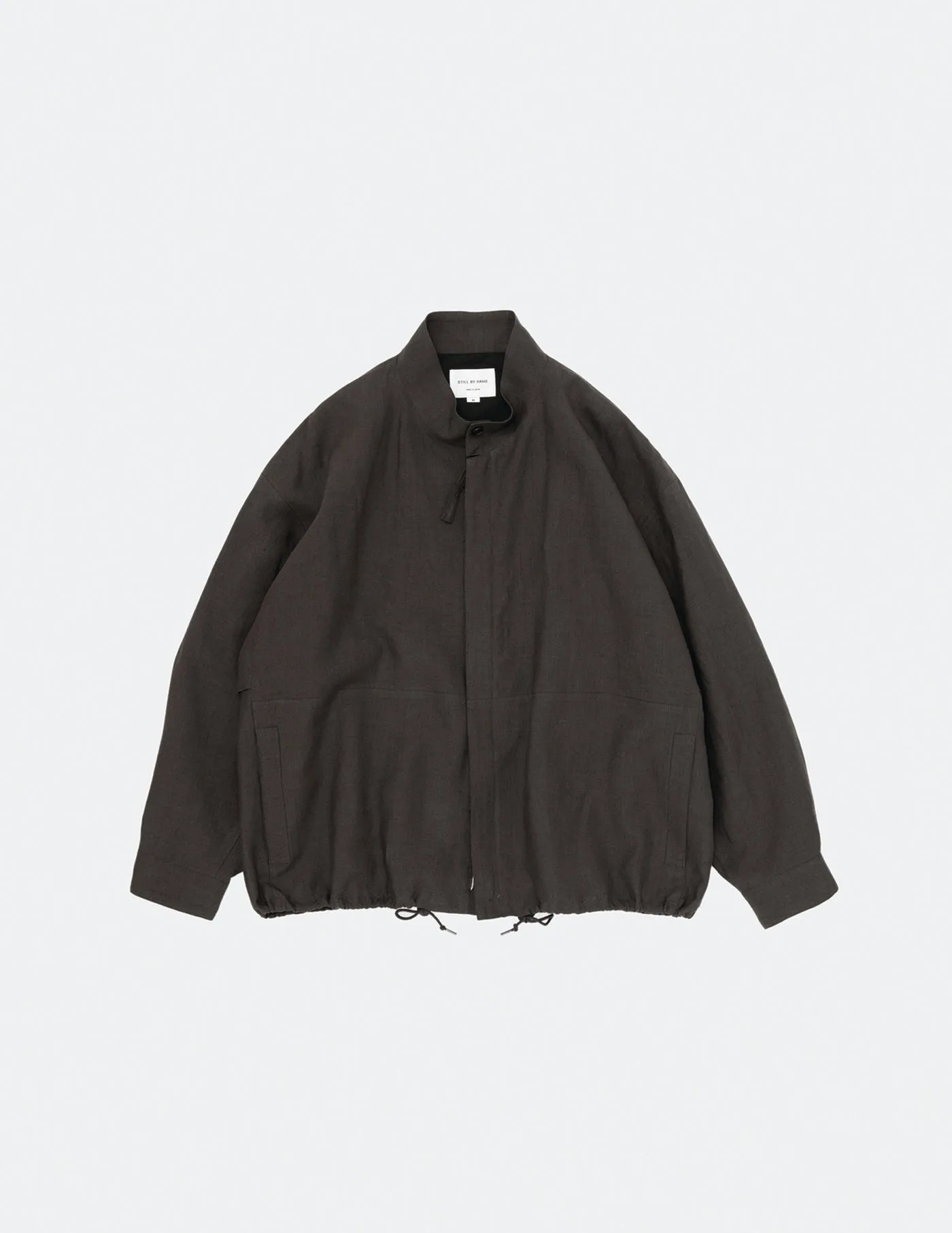 BL03233 PEACH SKIN LINEN BLOUSON