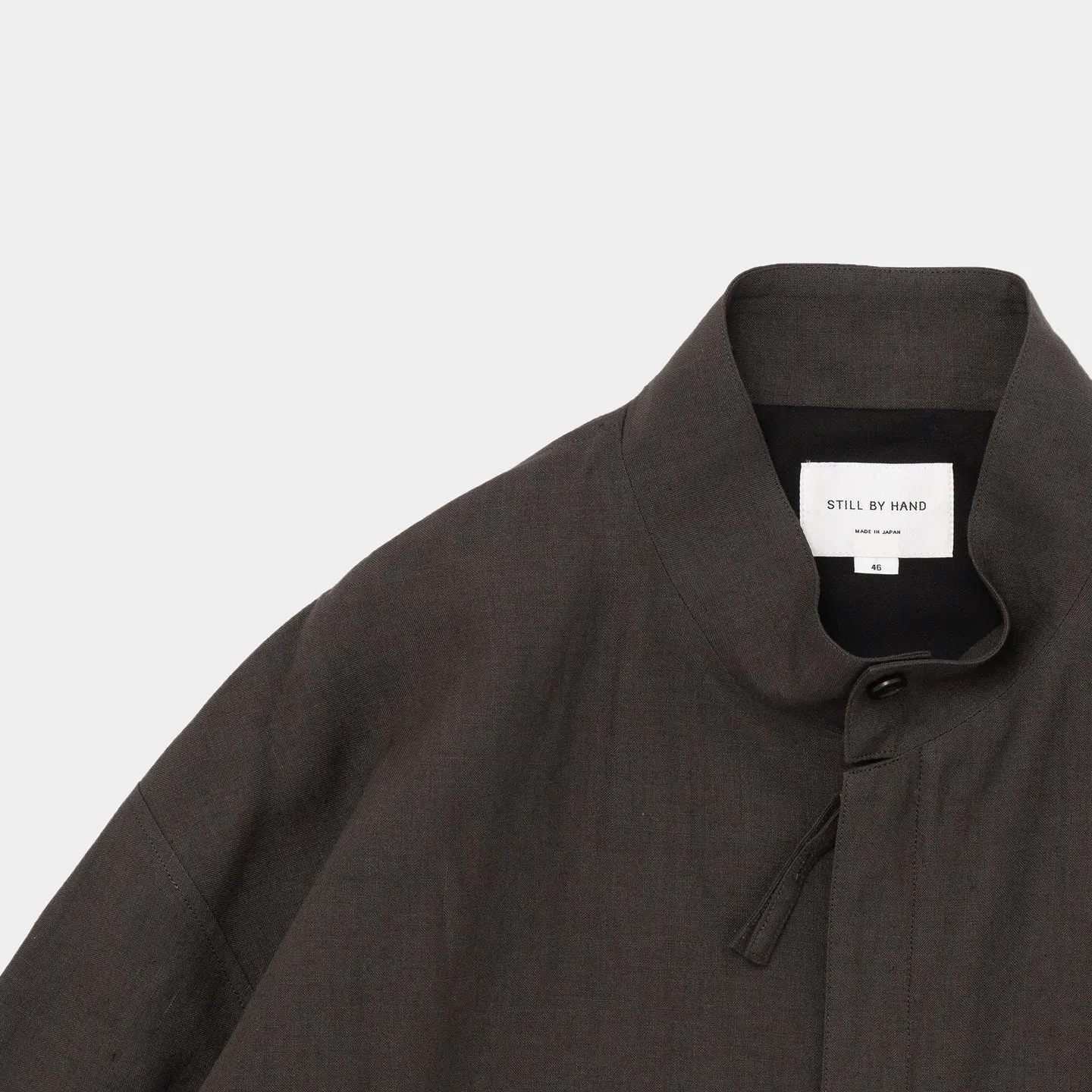 BL03233 PEACH SKIN LINEN BLOUSON